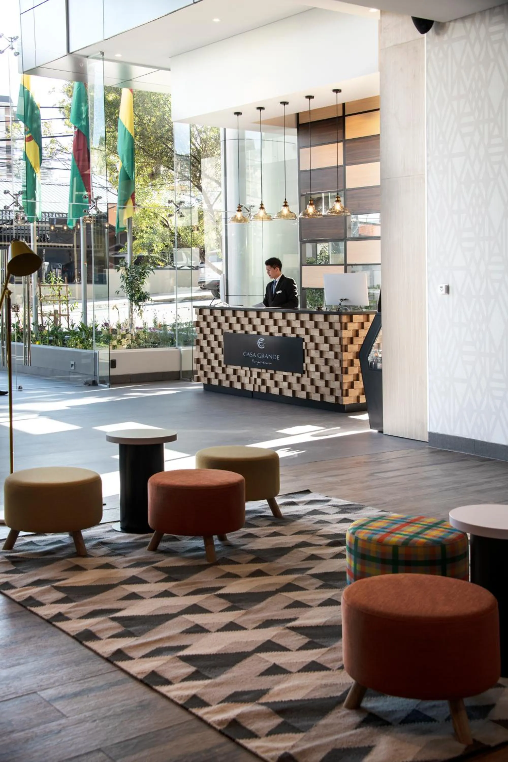 Lobby or reception in Casa Grande Express