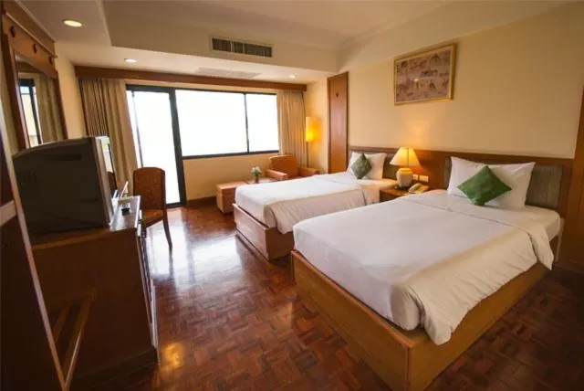 Bed in Chakungrao Riverview Hotel