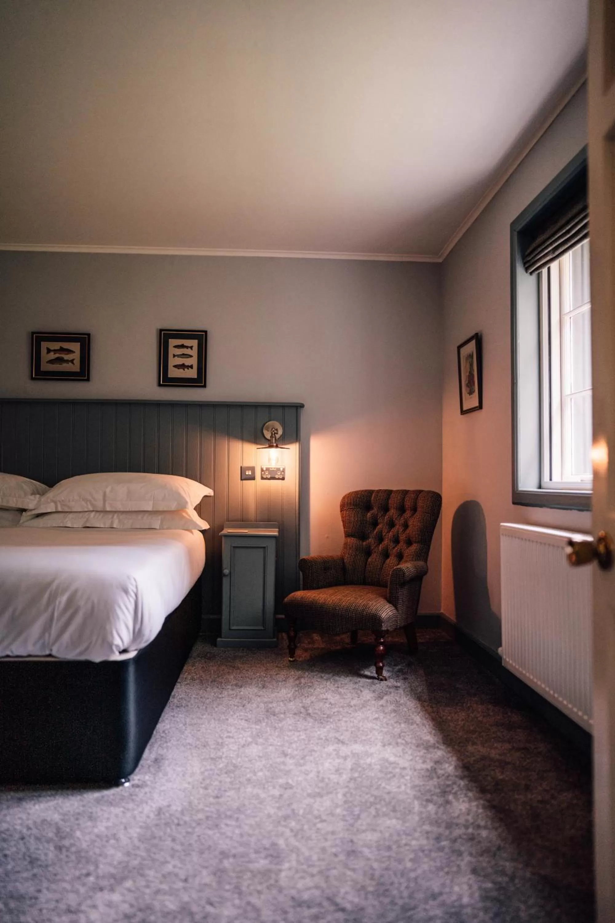 Bedroom, Bed in Forss House