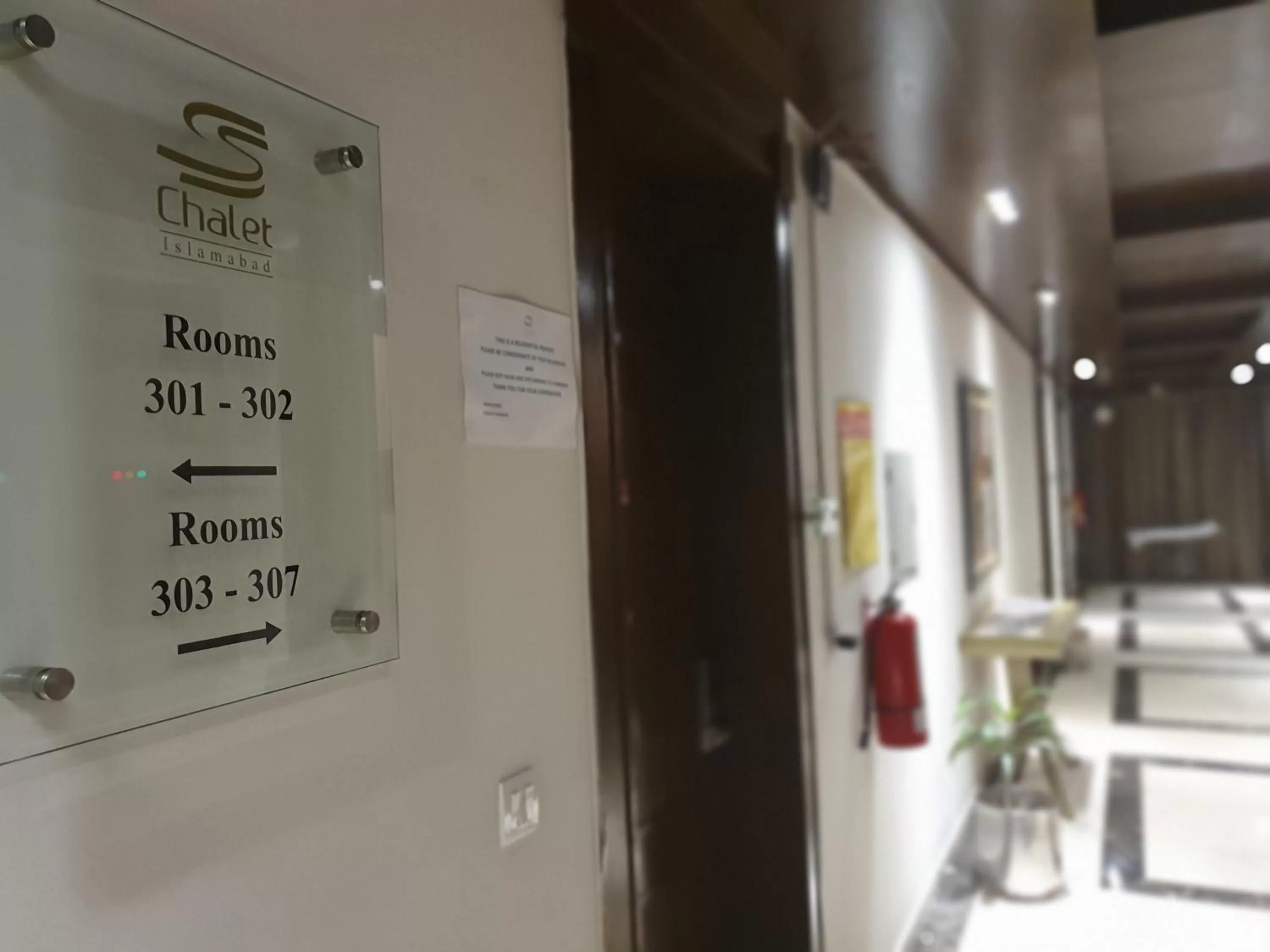 Decorative detail in S Chalet Islamabad