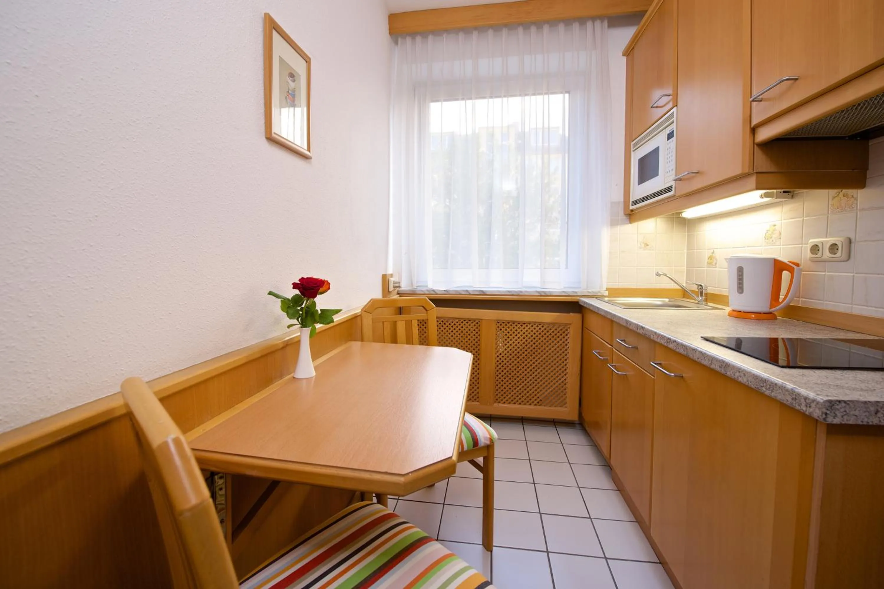 Kitchen or kitchenette in Park Hotel Laim