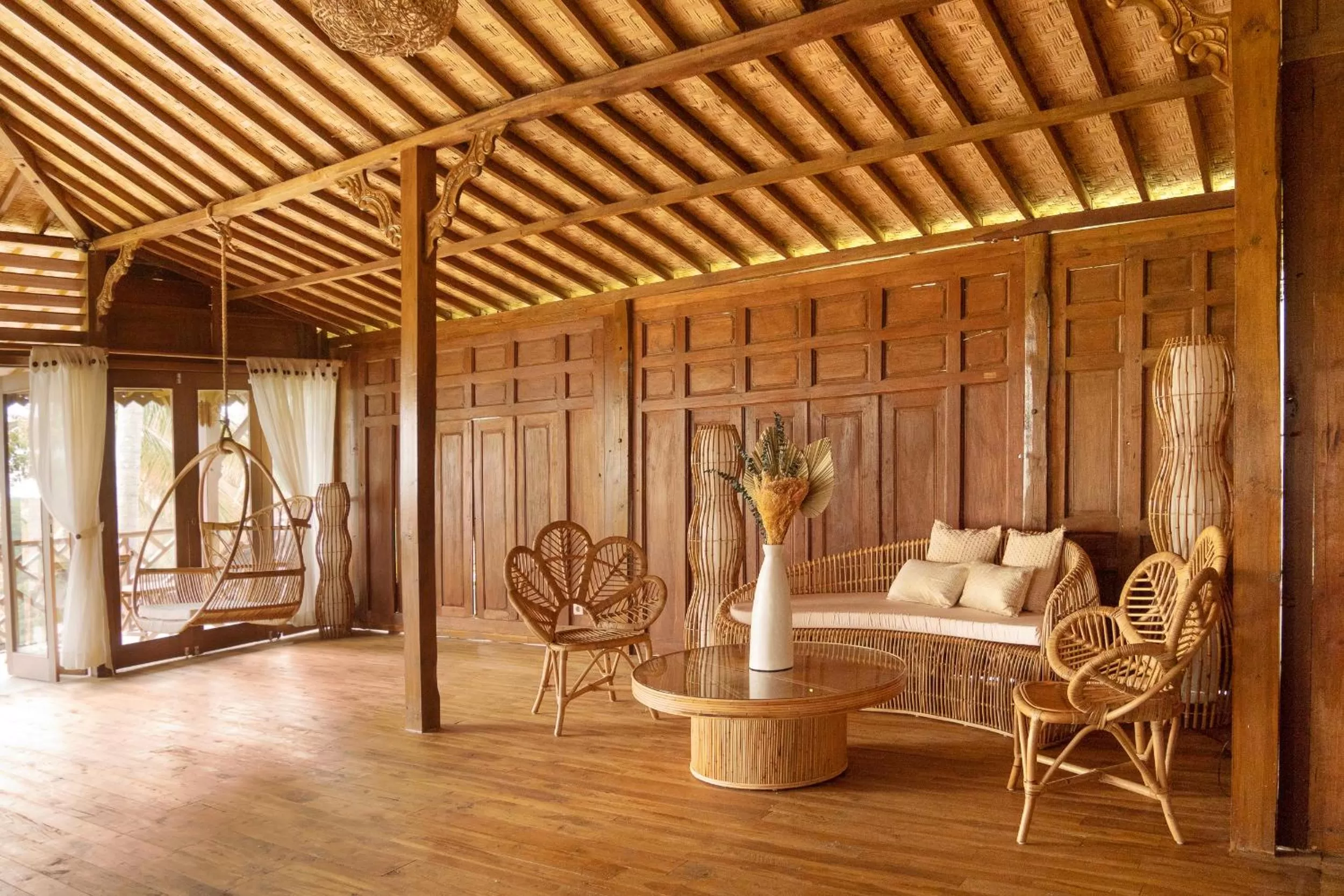 Living room in Tanah Damai Hotel