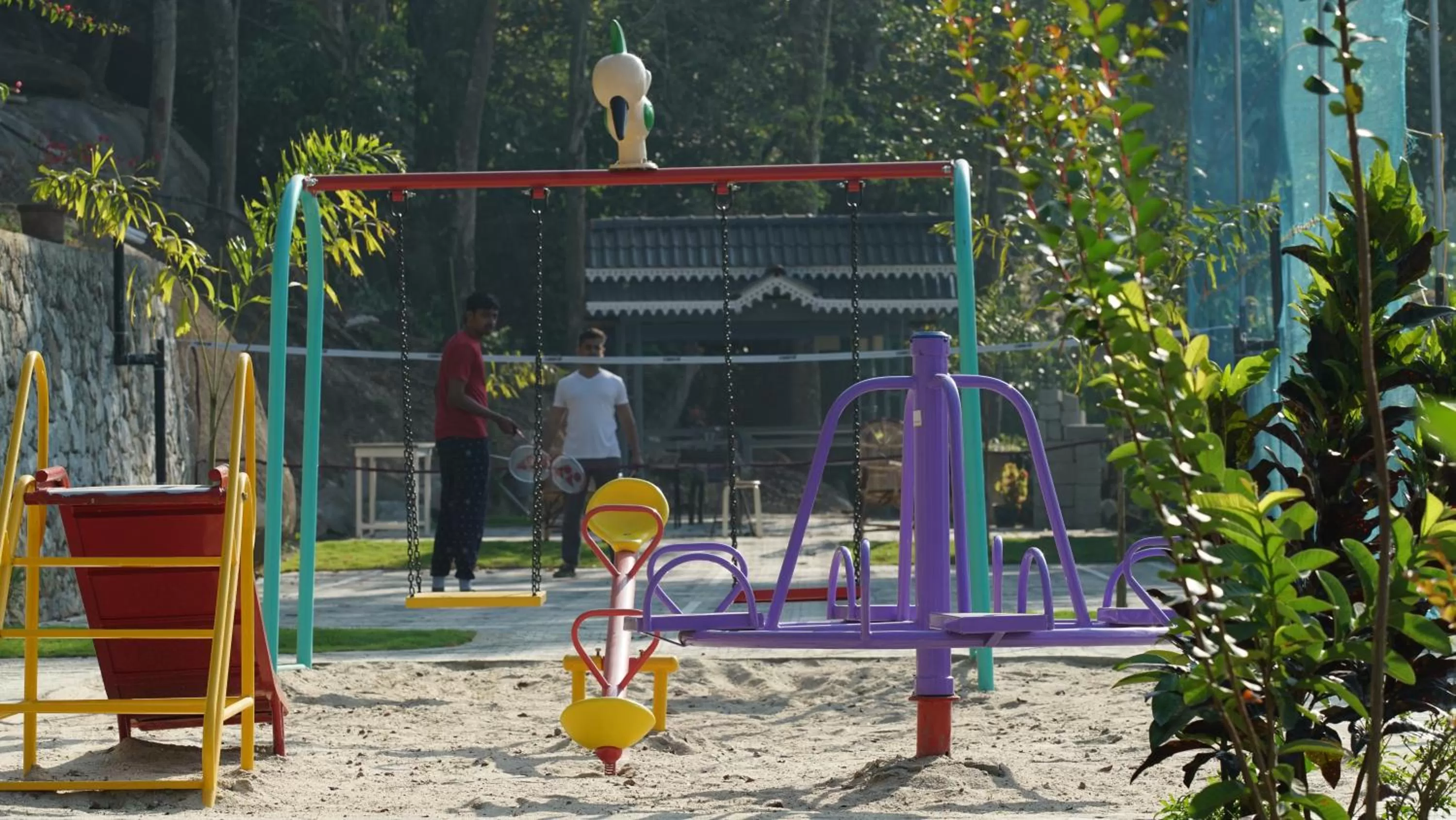 Children play ground, Children's Play Area in Woodrose Resort