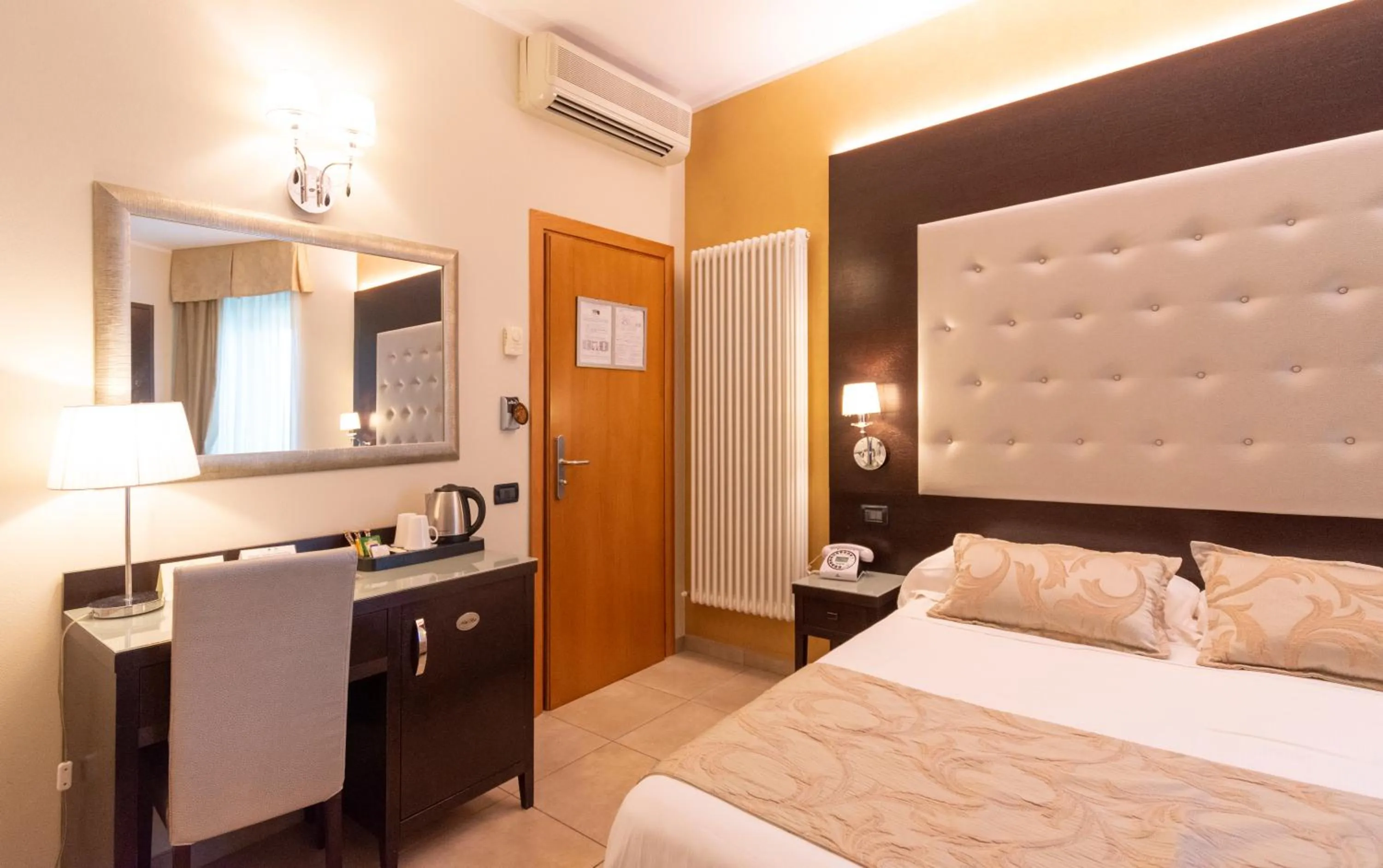 Bed in Hotel Villa Tiziana