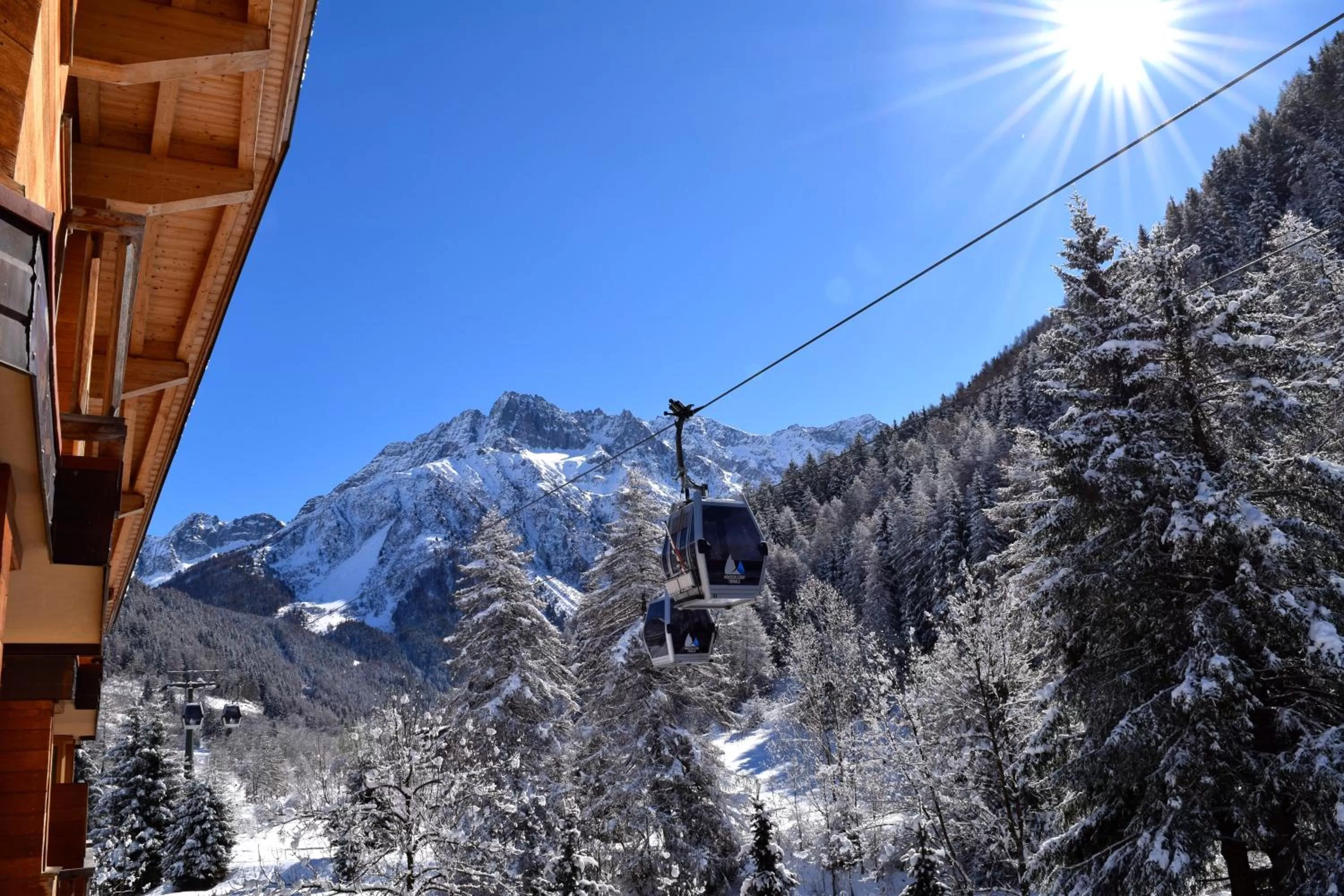 Mountain view in Hotel Garni Pegrà