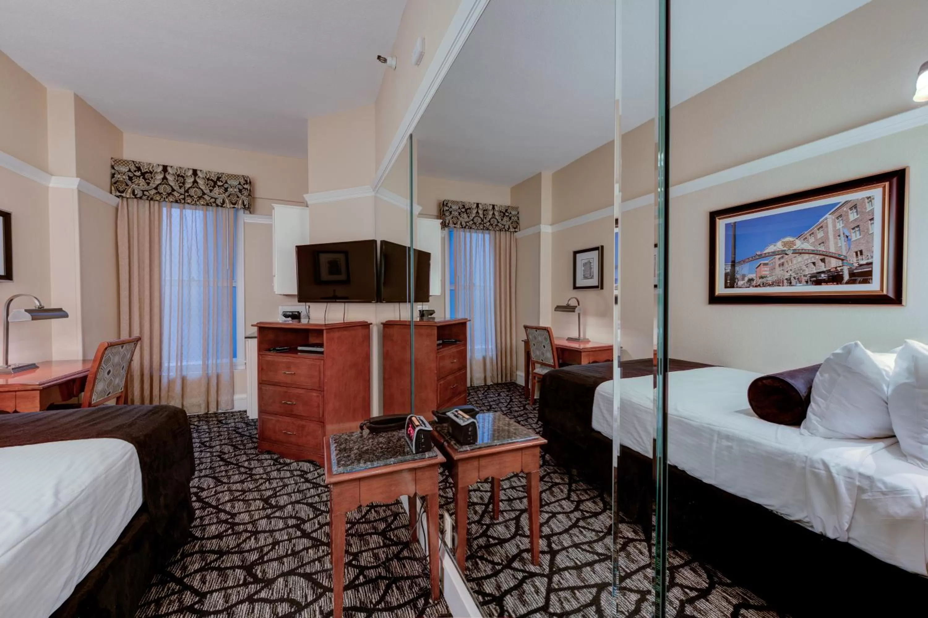 Bed in Gaslamp Plaza Suites