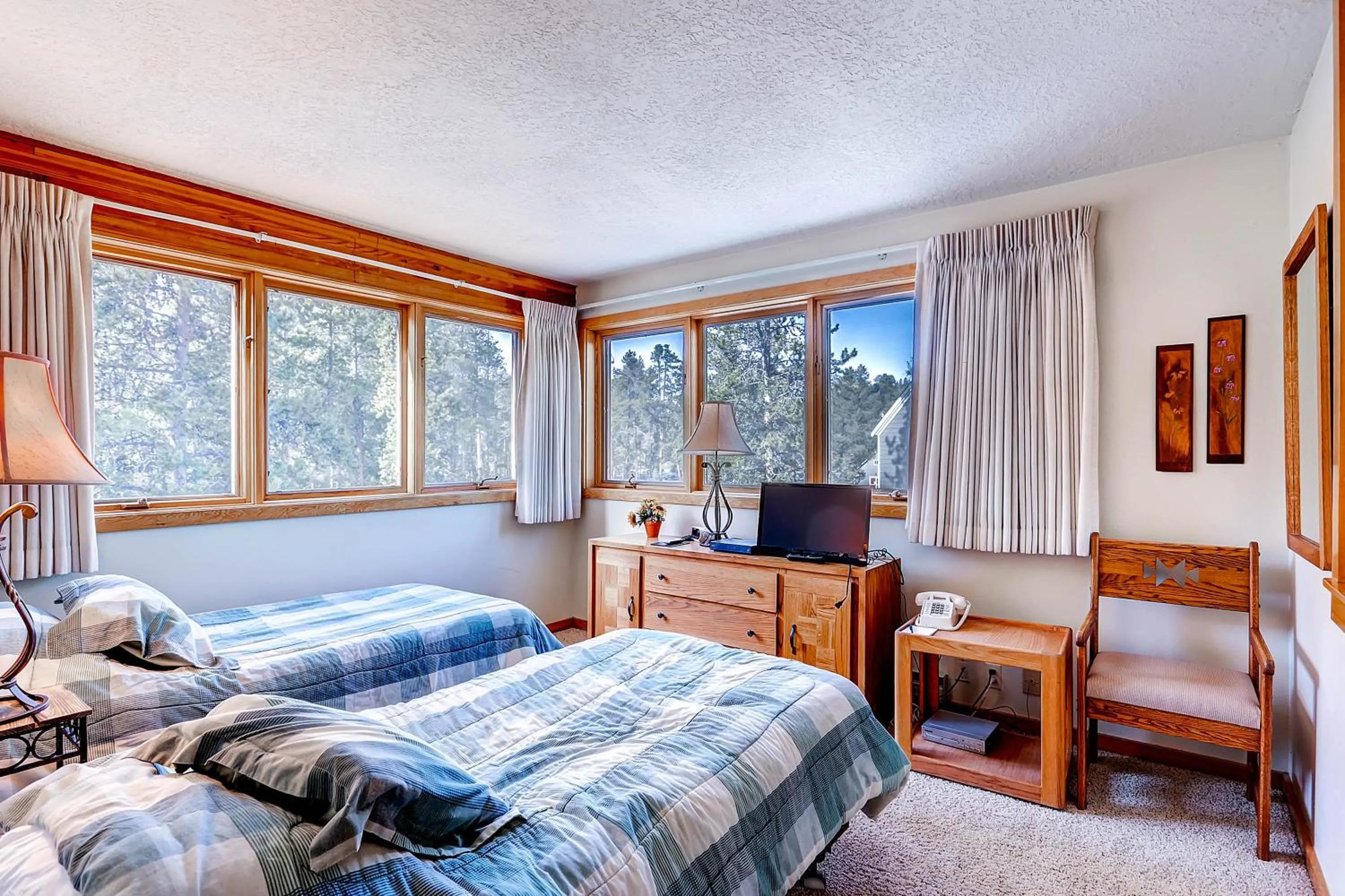 Bed in Evergreen Condominiums by Keystone Resort