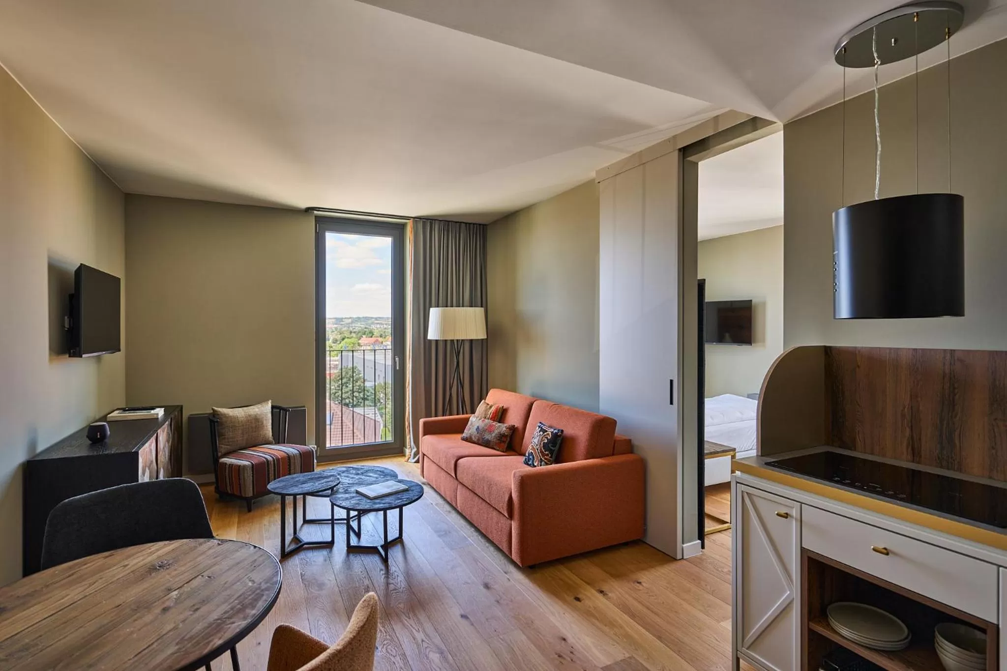 Living room in FREIgeist Homes - Serviced Apartments