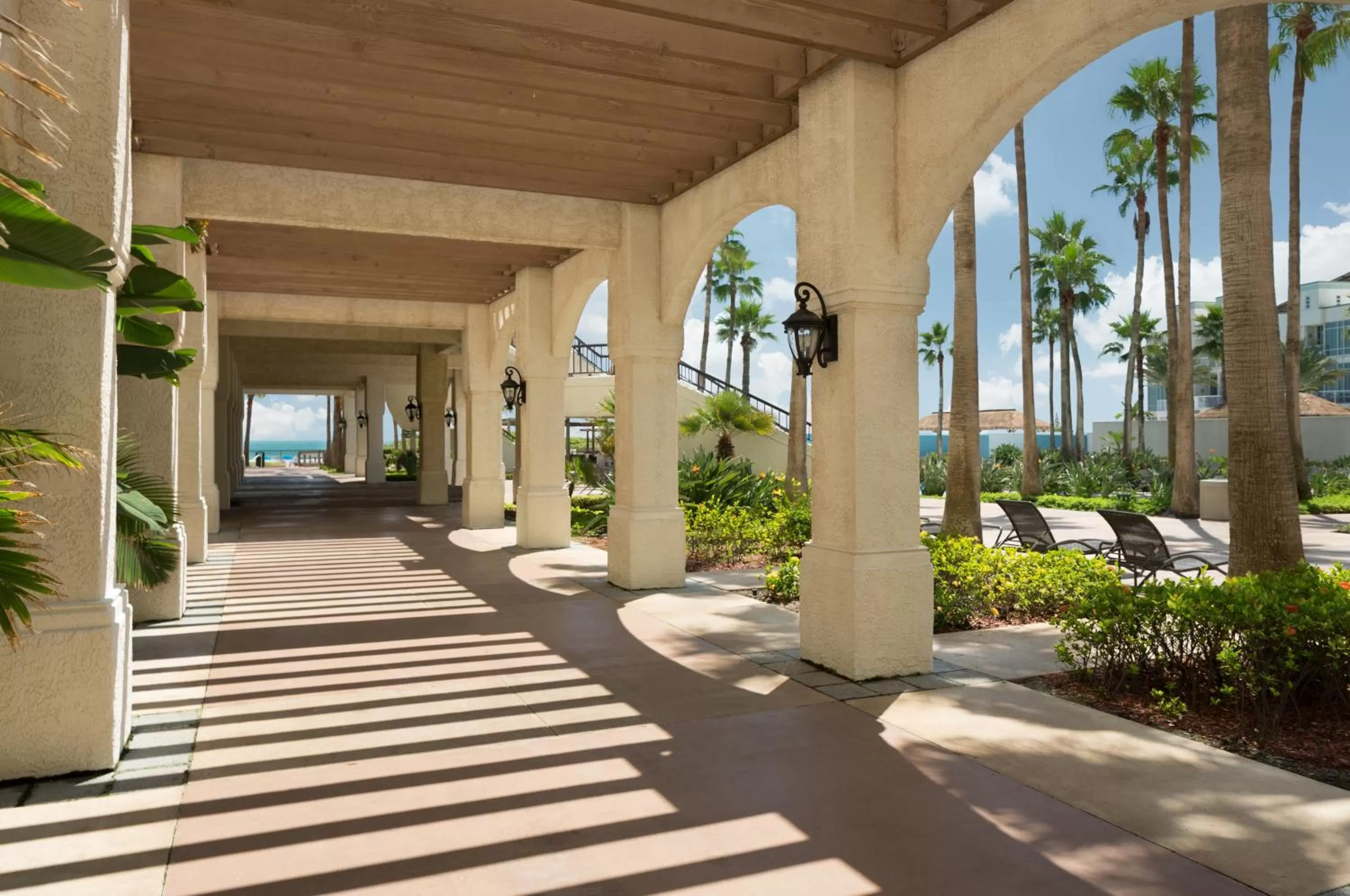Facade/entrance in Margaritaville Beach Resort South Padre Island