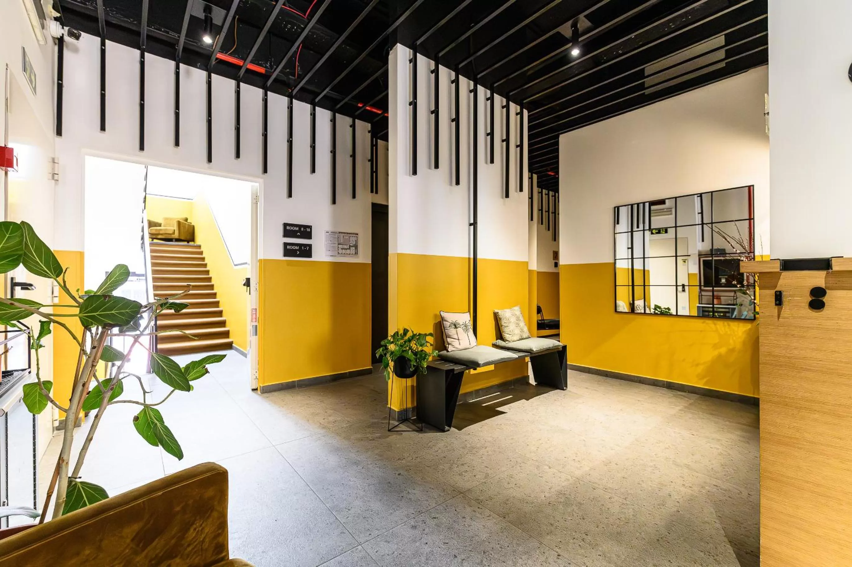 Lobby or reception in Central Lodge Hotel