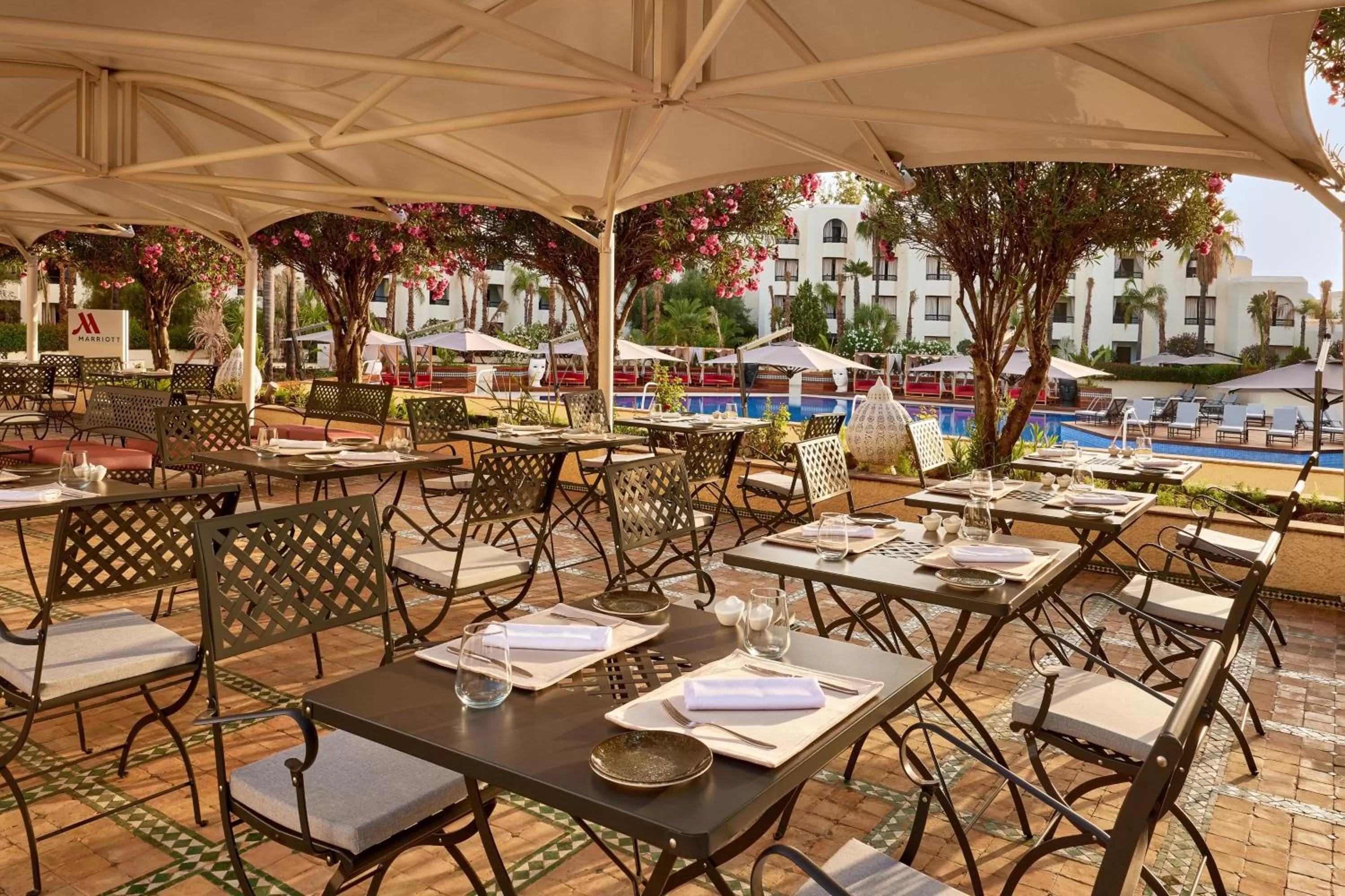 Restaurant/places to eat in Fes Marriott Hotel Jnan Palace
