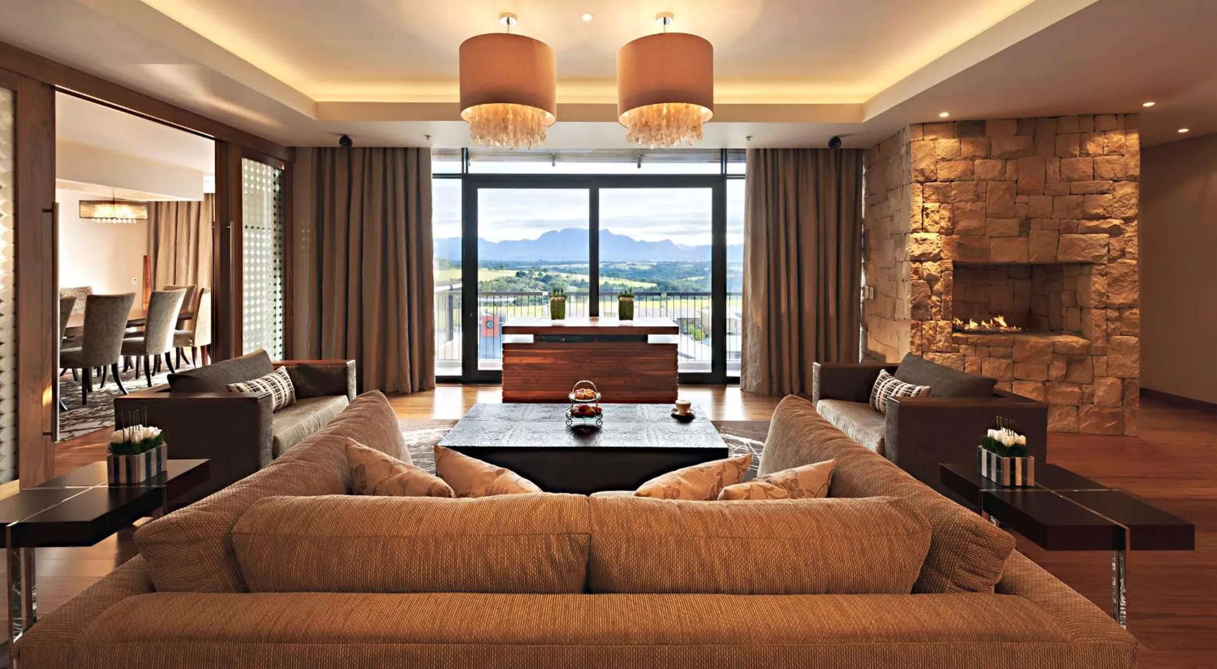 Living room in Oubaai Hotel Golf & Spa