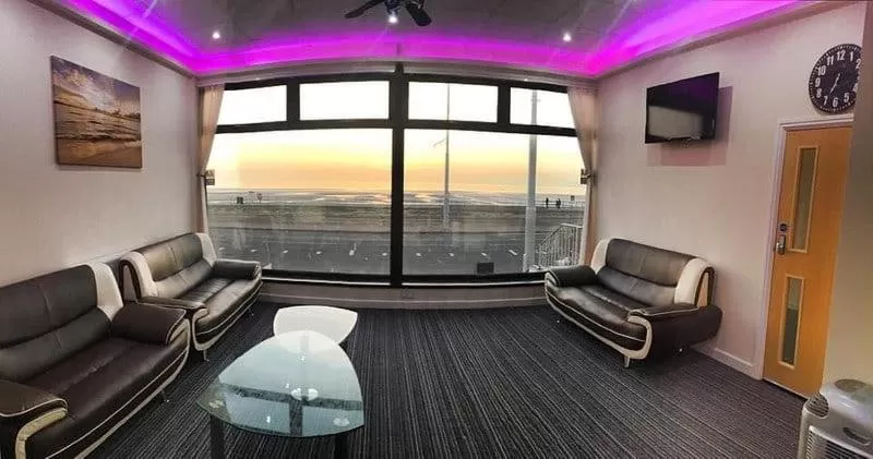Living room in Funky Towers