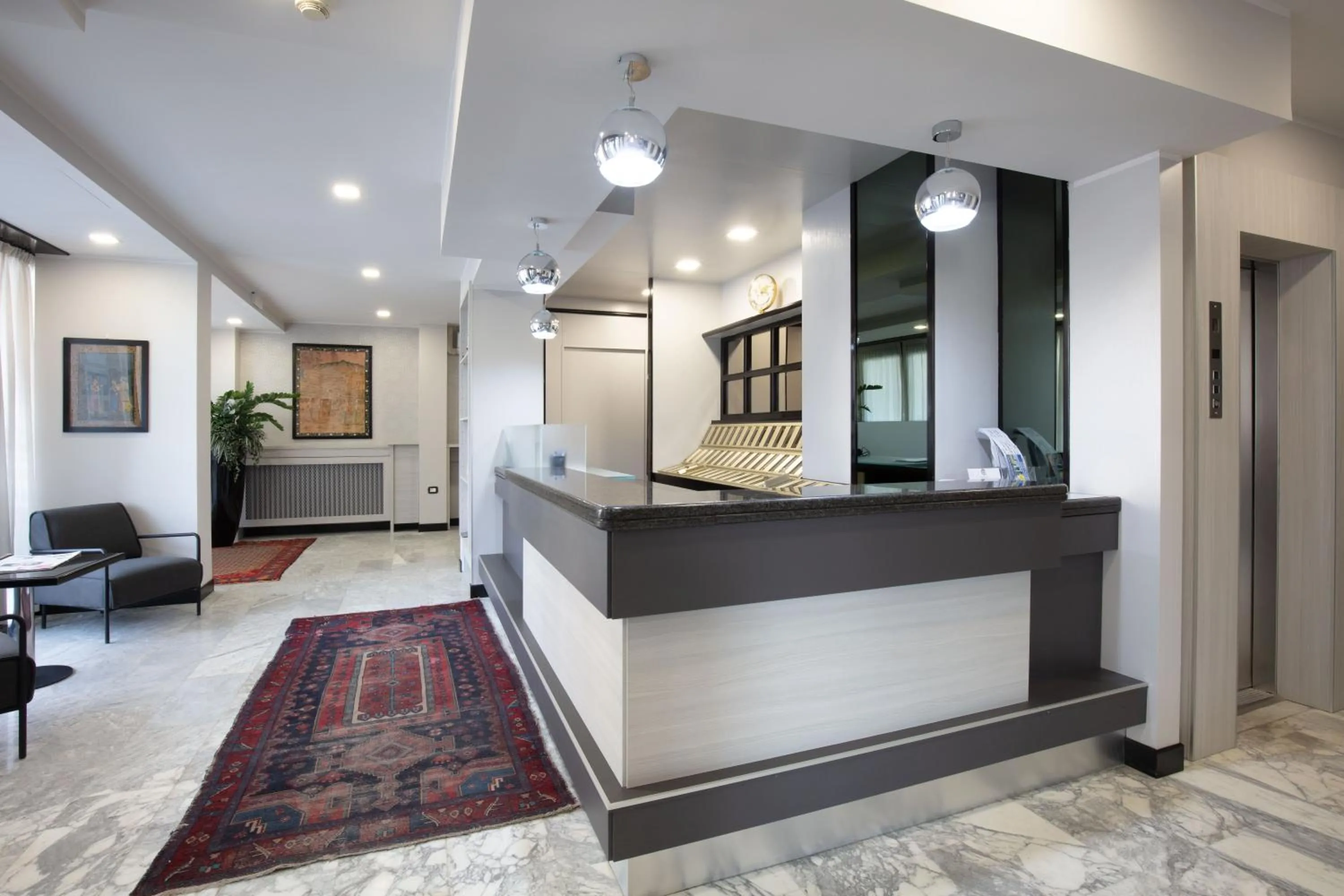 Lobby or reception in Hotel Esperia