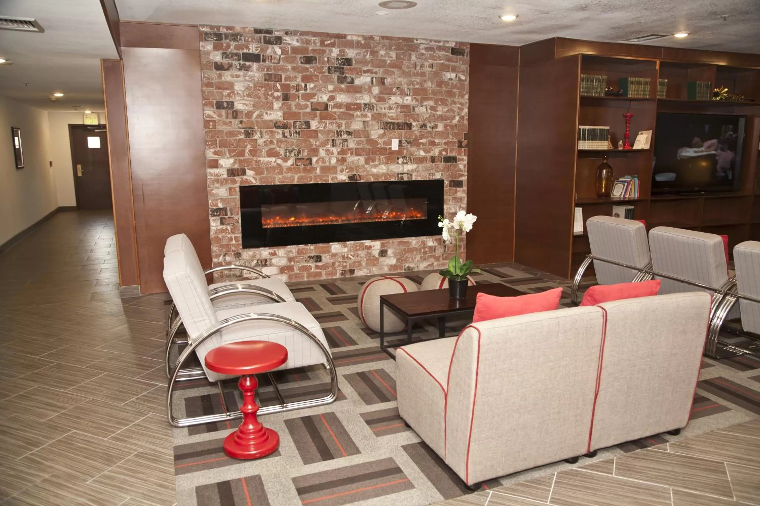 Lobby or reception in La Hacienda San Jose Silicon Valley