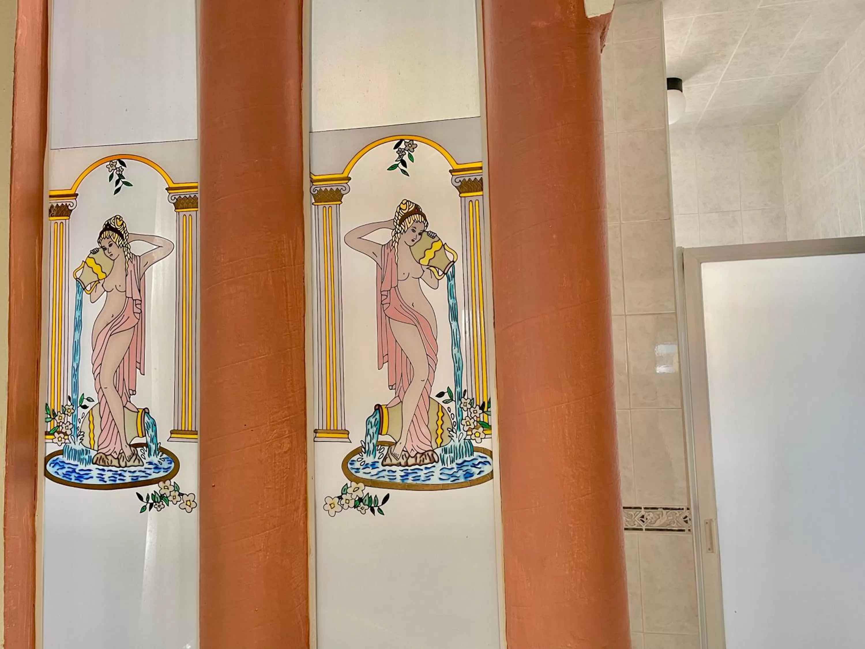 Decorative detail in Hotel Frances