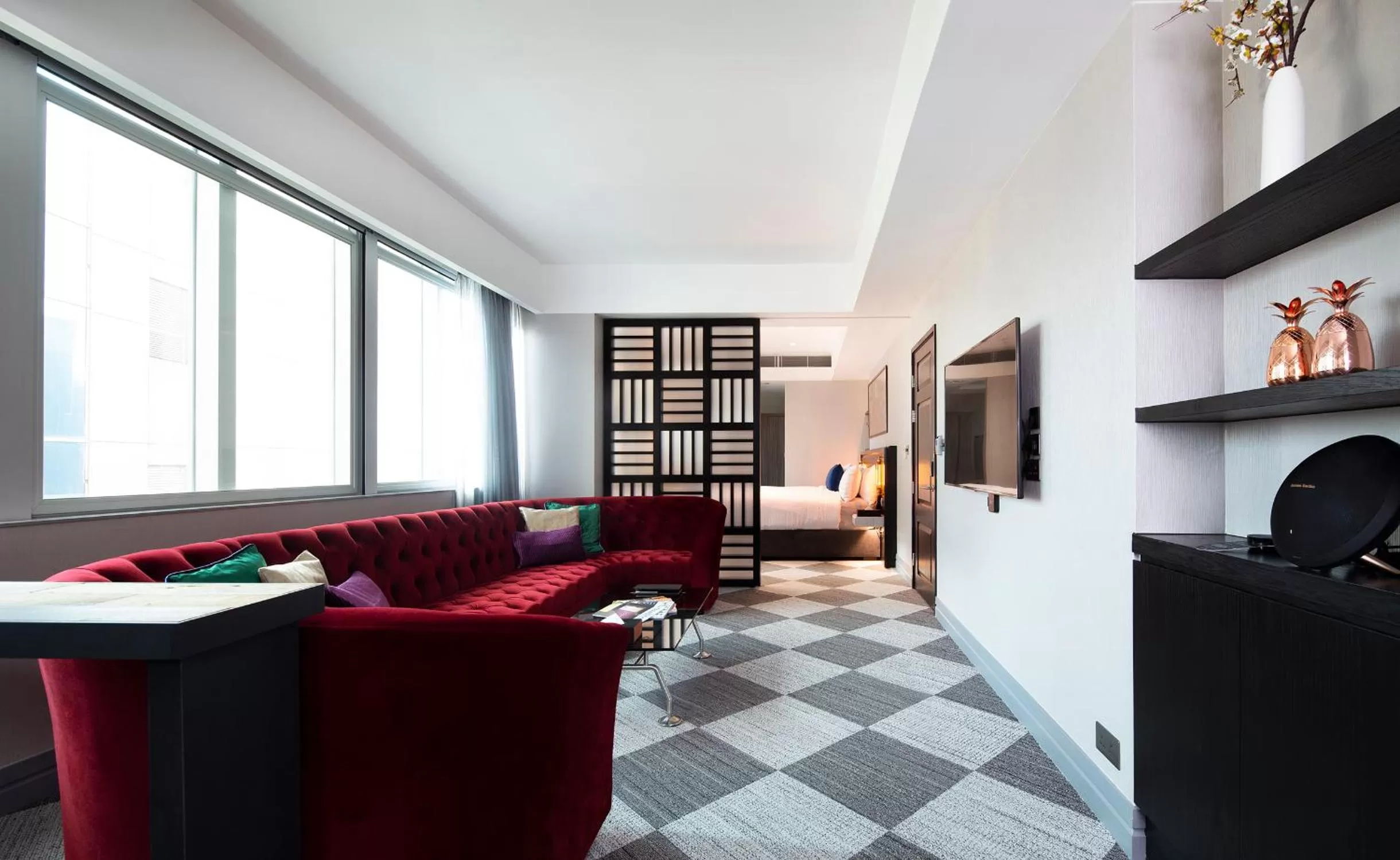 Seating area in Ovolo Central