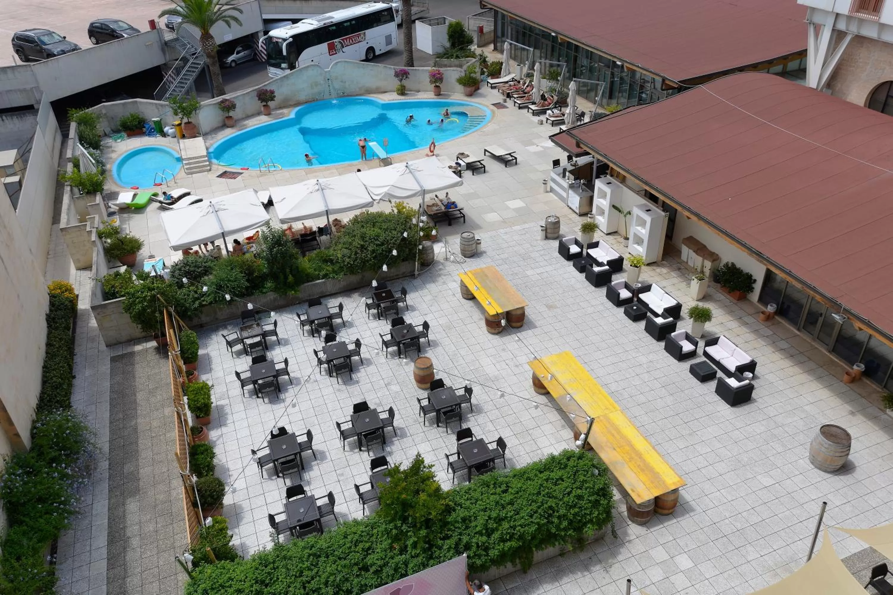 Balcony/Terrace in Grand Hotel Tiziano E Dei Congressi