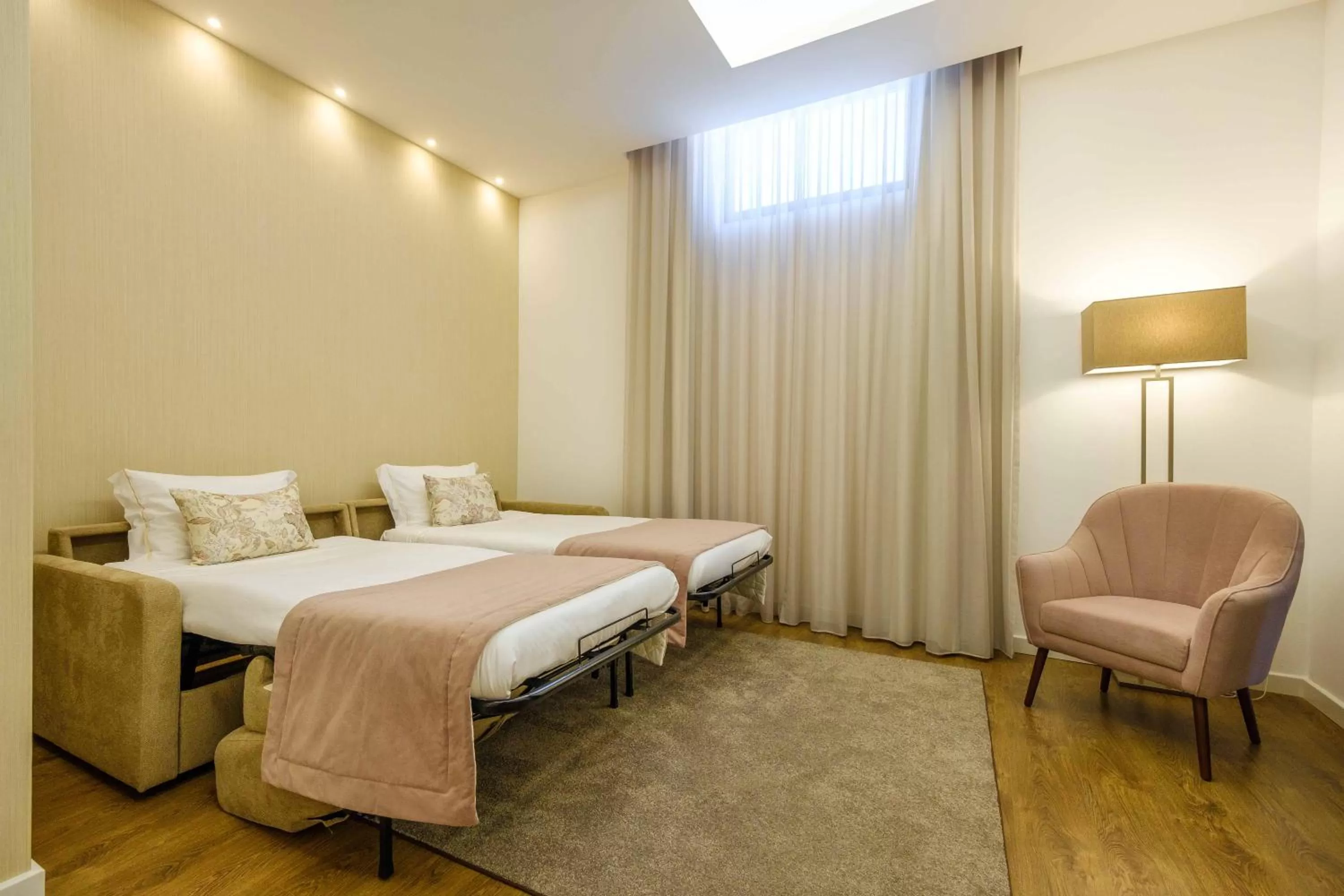 Bed in SDivine Fatima Hotel, Congress & Spirituality