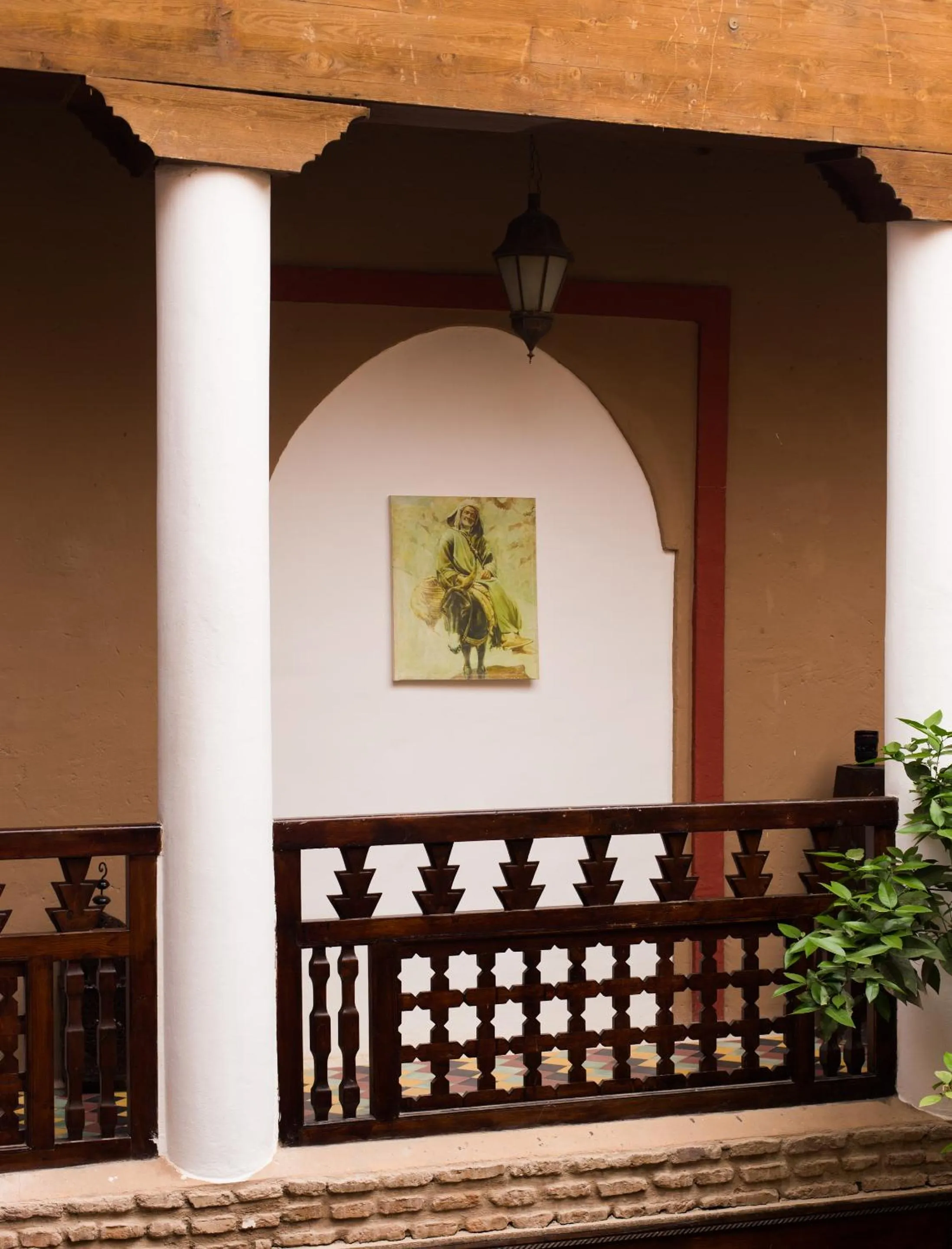 Balcony/Terrace in Riad Hidden