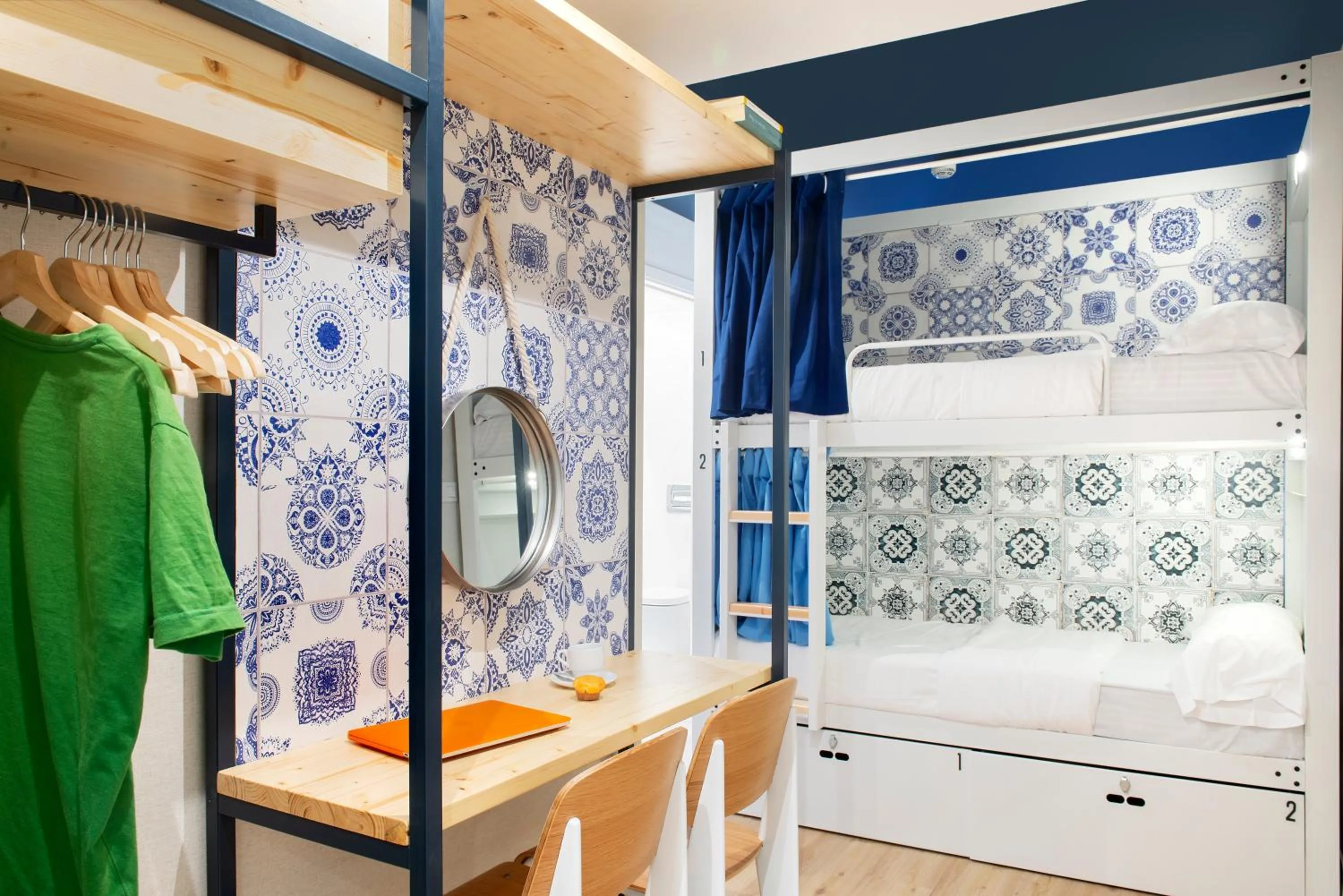 bunk bed in The Central House Lisbon Baixa