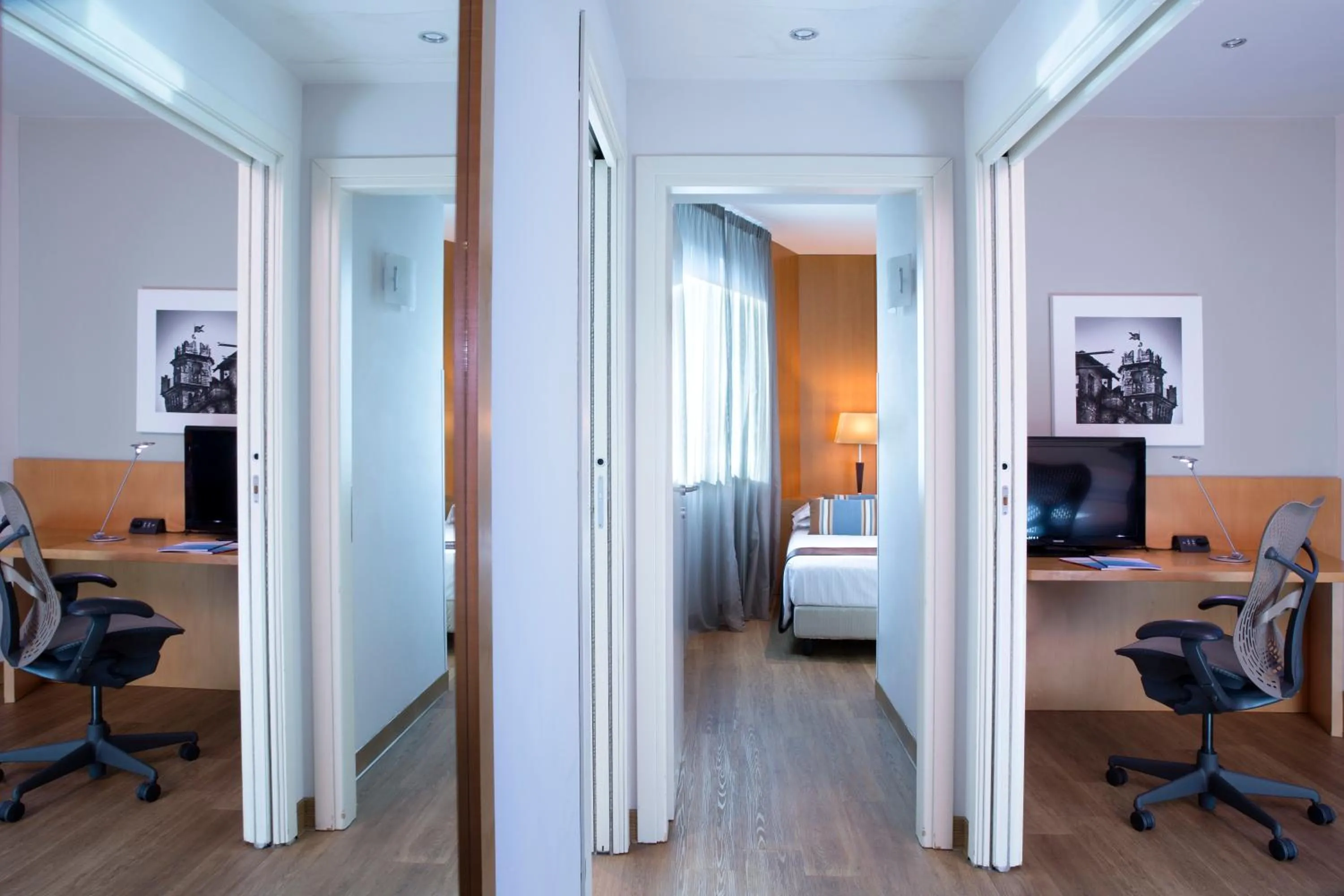 Bedroom, Bed in Zeus Essence Dolce by Wyndham Milan Malpensa