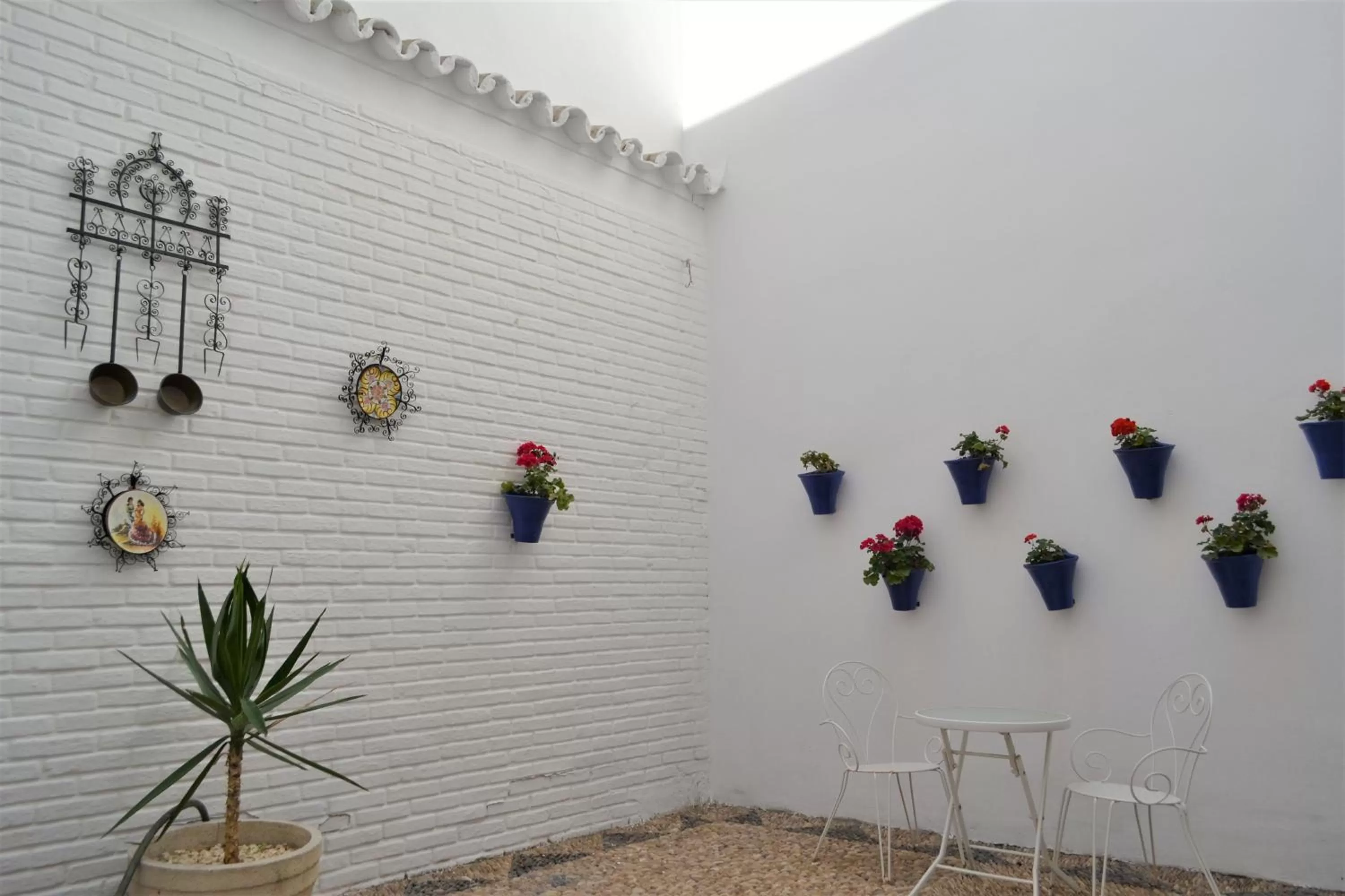 Patio in Hotel Marisa