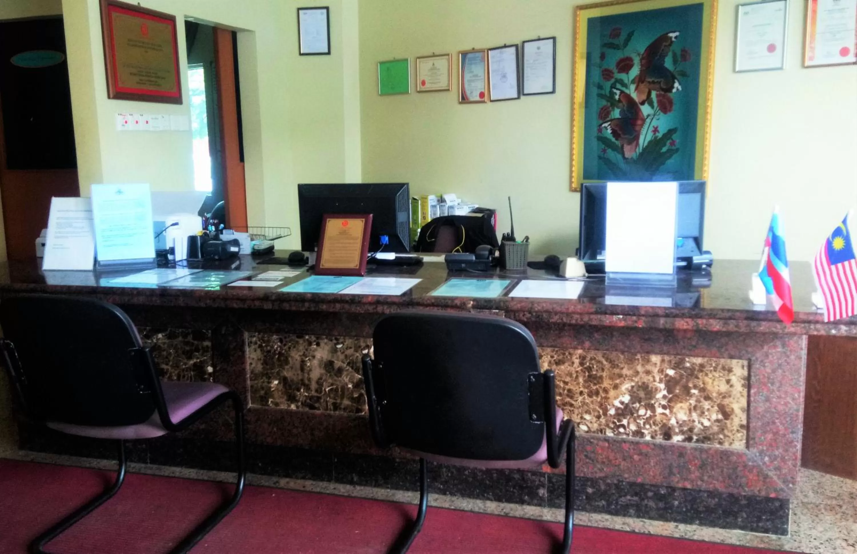 Lobby or reception in TD Lodge Kota Belud