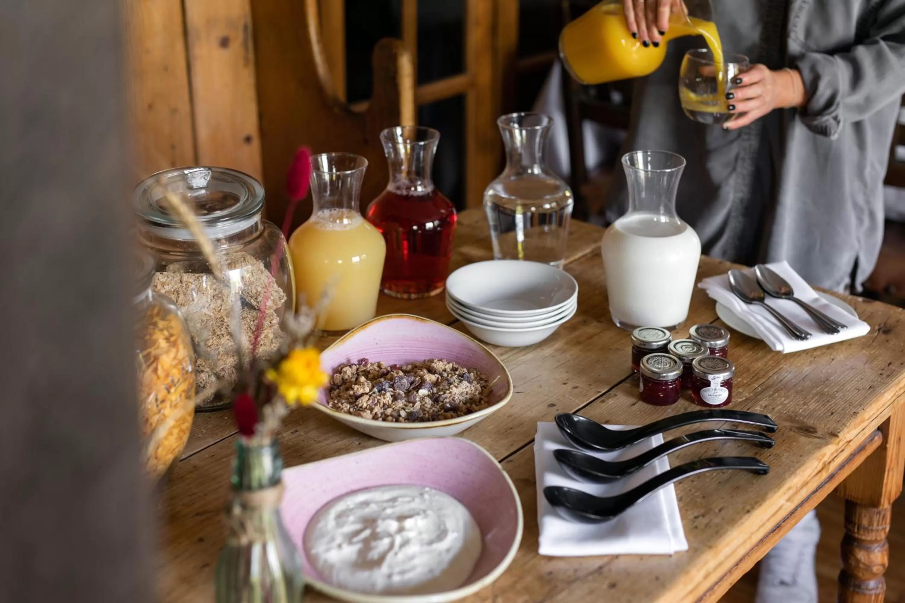 Continental breakfast in The Griffin Inn