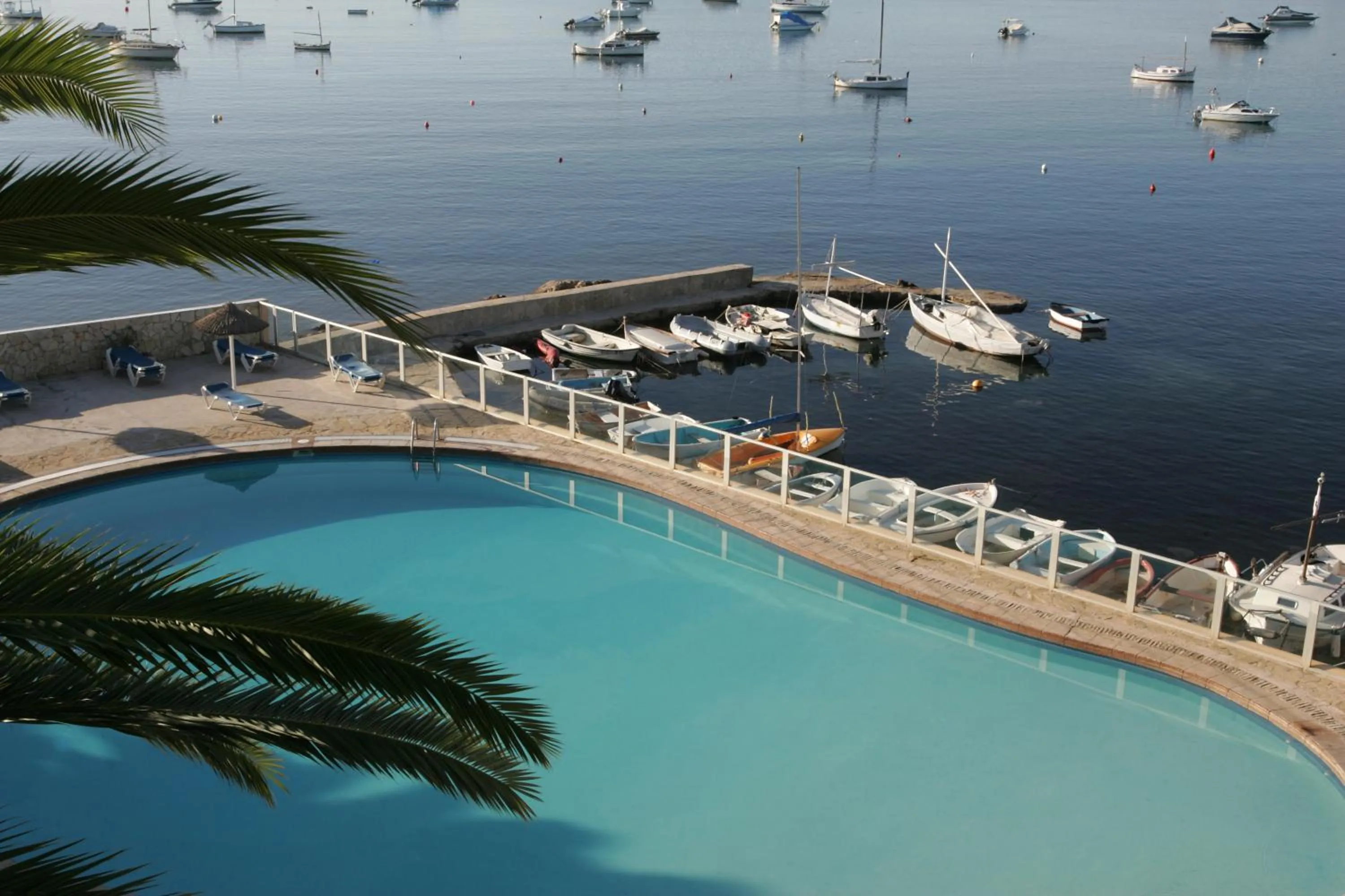 Pool view in Hotel Simbad Ibiza