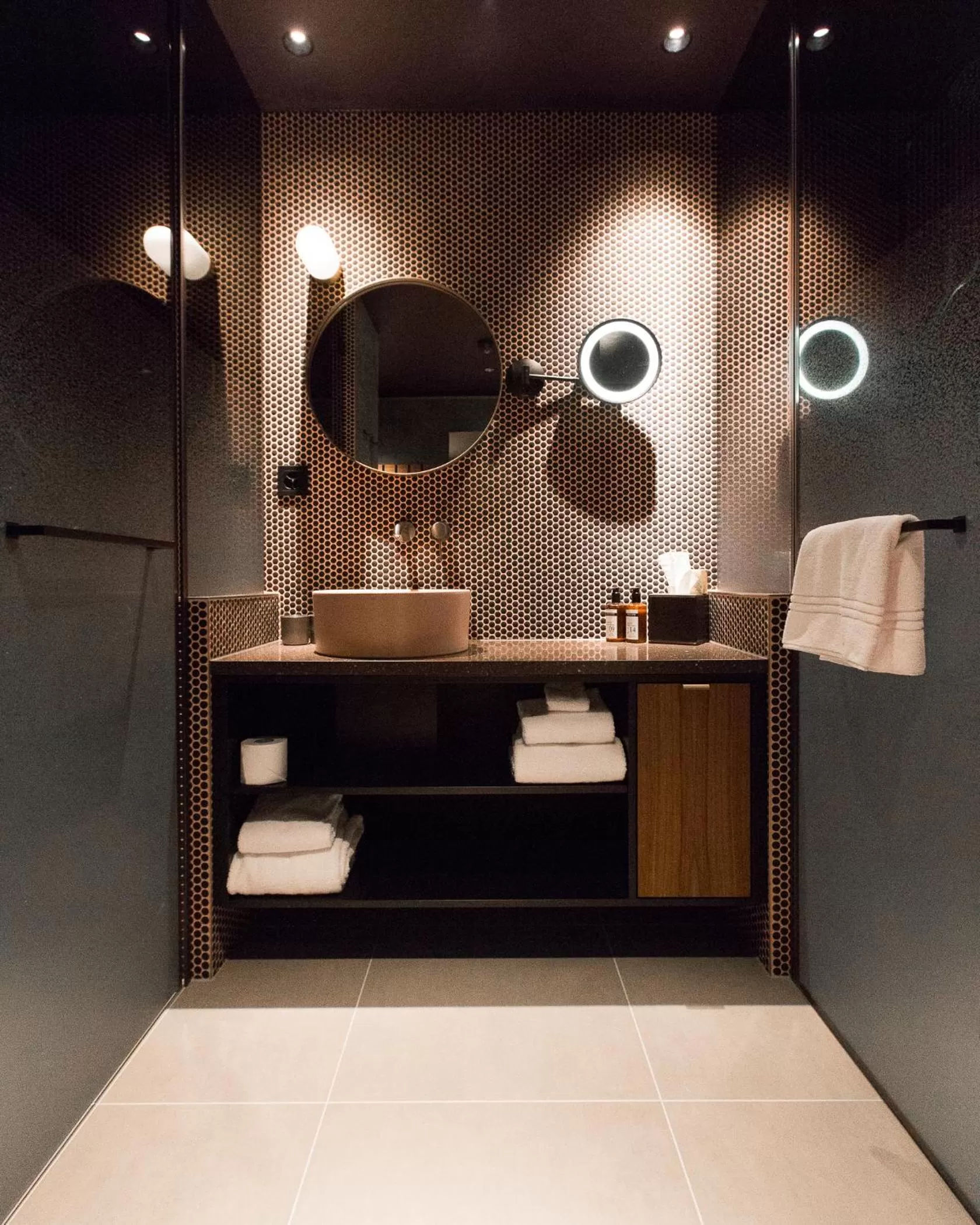 Bathroom in Me and All Hotel Flims, by Hyatt