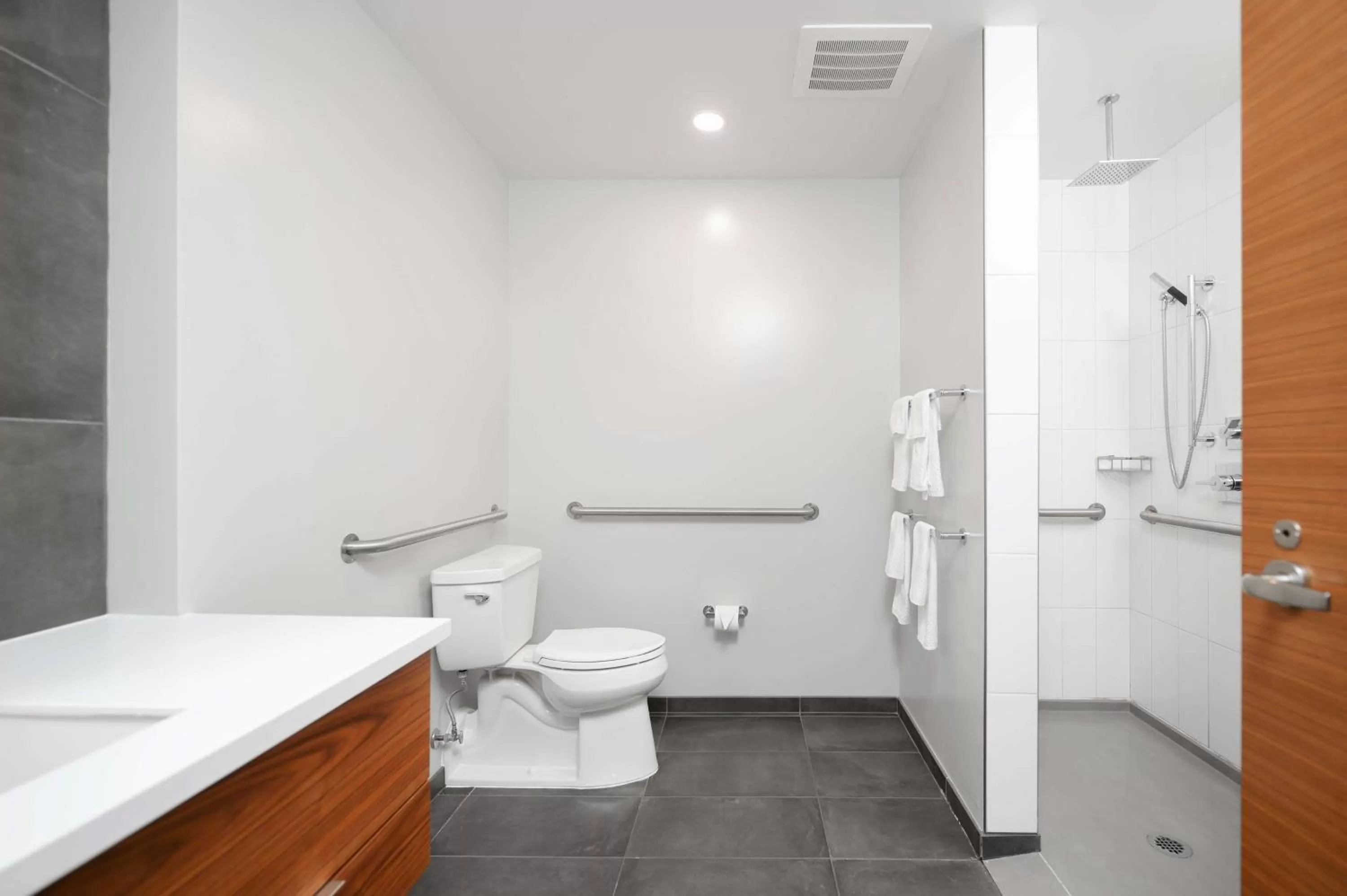 Bathroom in Hotel Chauncey Iowa City, Tapestry Collection by Hilton