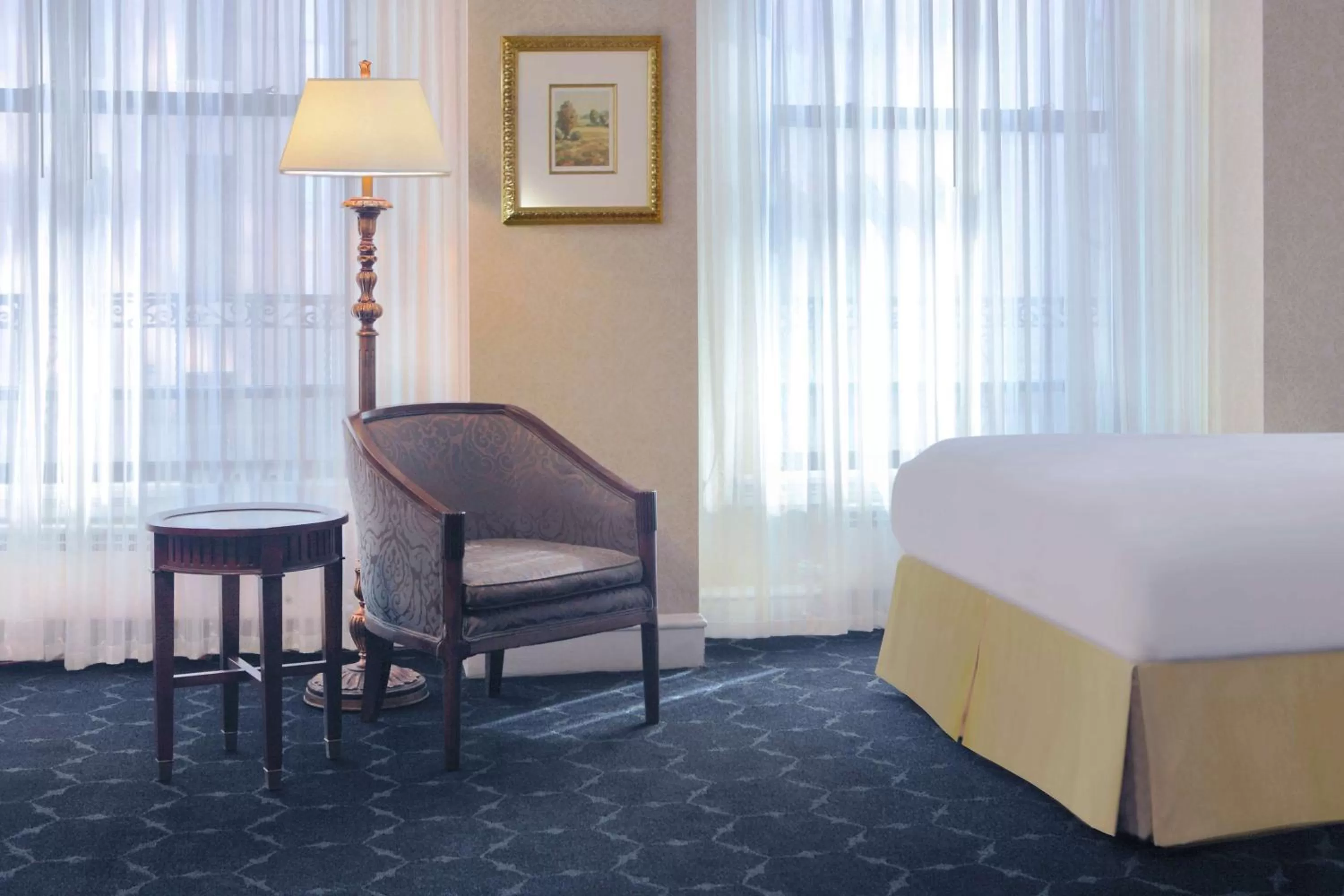 Bed in The Drake Hotel