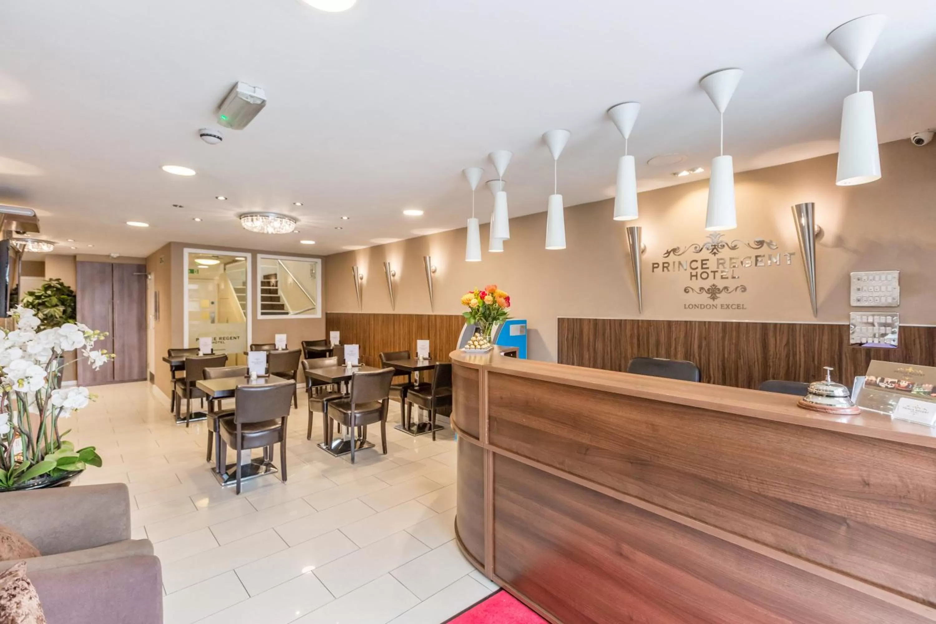 Lobby or reception in Prince Regent Hotel Excel London