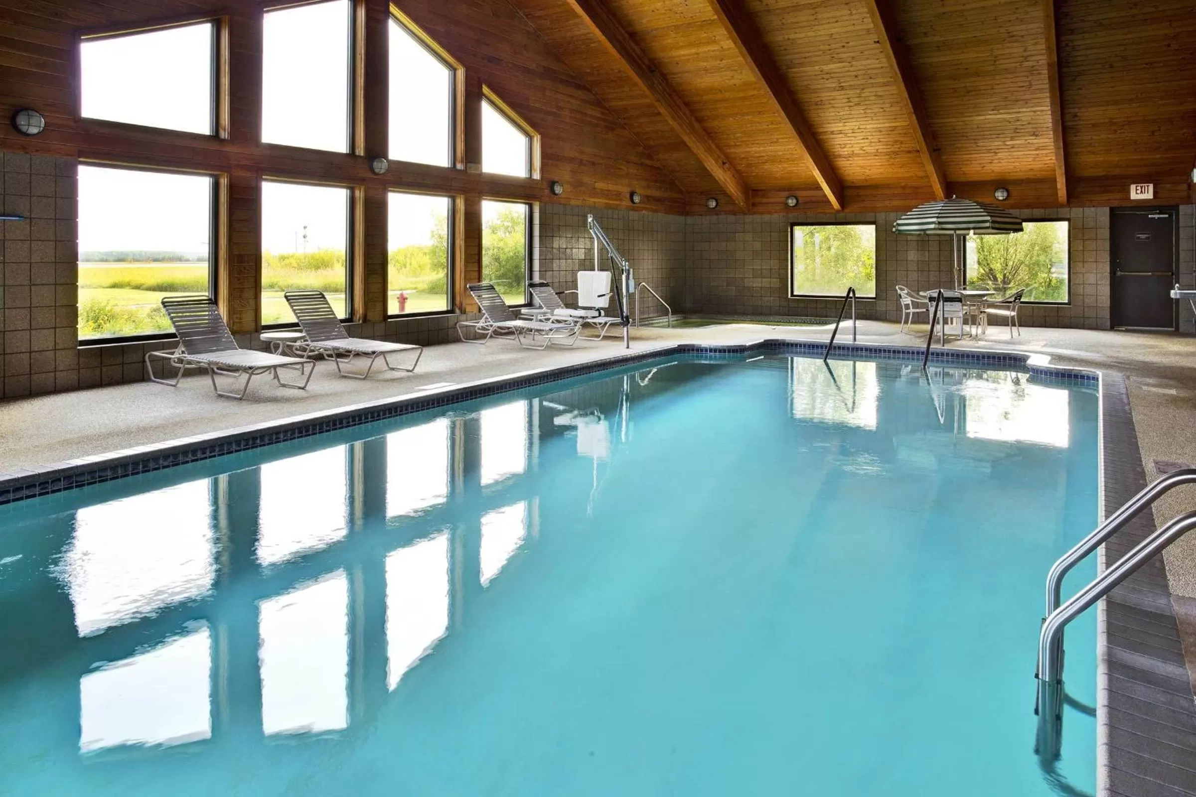 Swimming pool in AmericInn by Wyndham Baudette