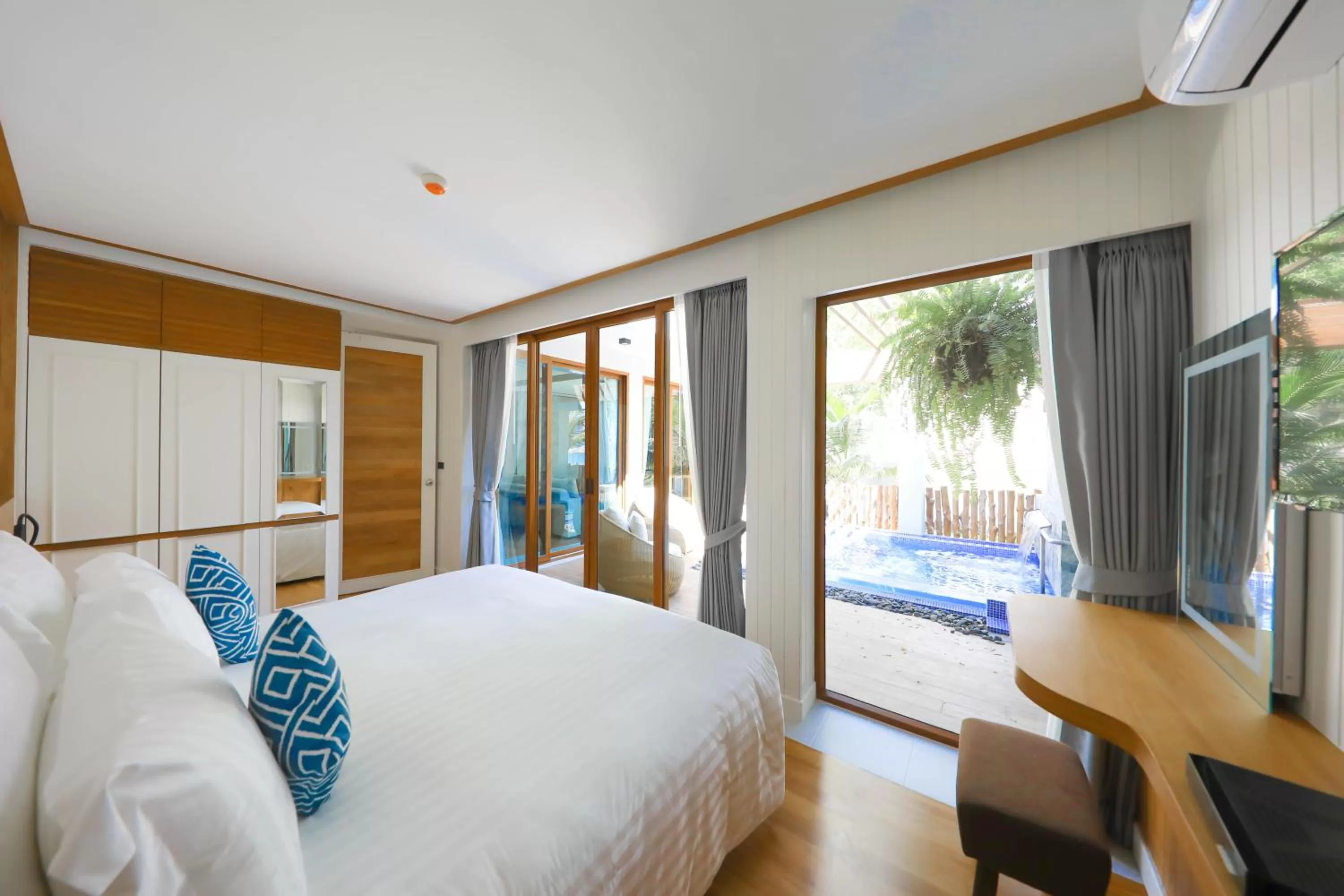 Bed in Kundala Beach Resort Hua Hin