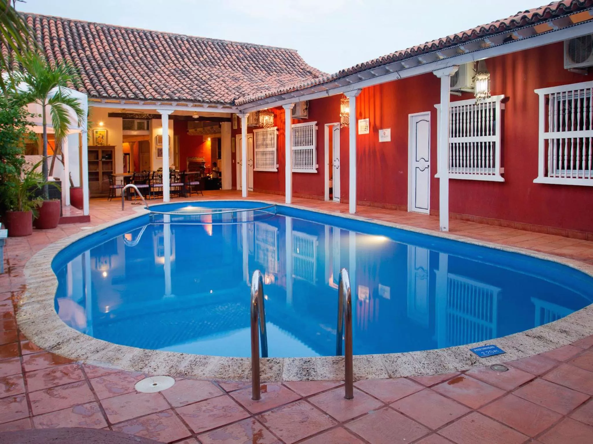 Pool view in Casa Relax Hotel