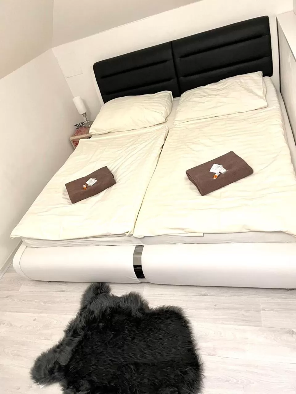 Bed in Hotel Stará Pošta