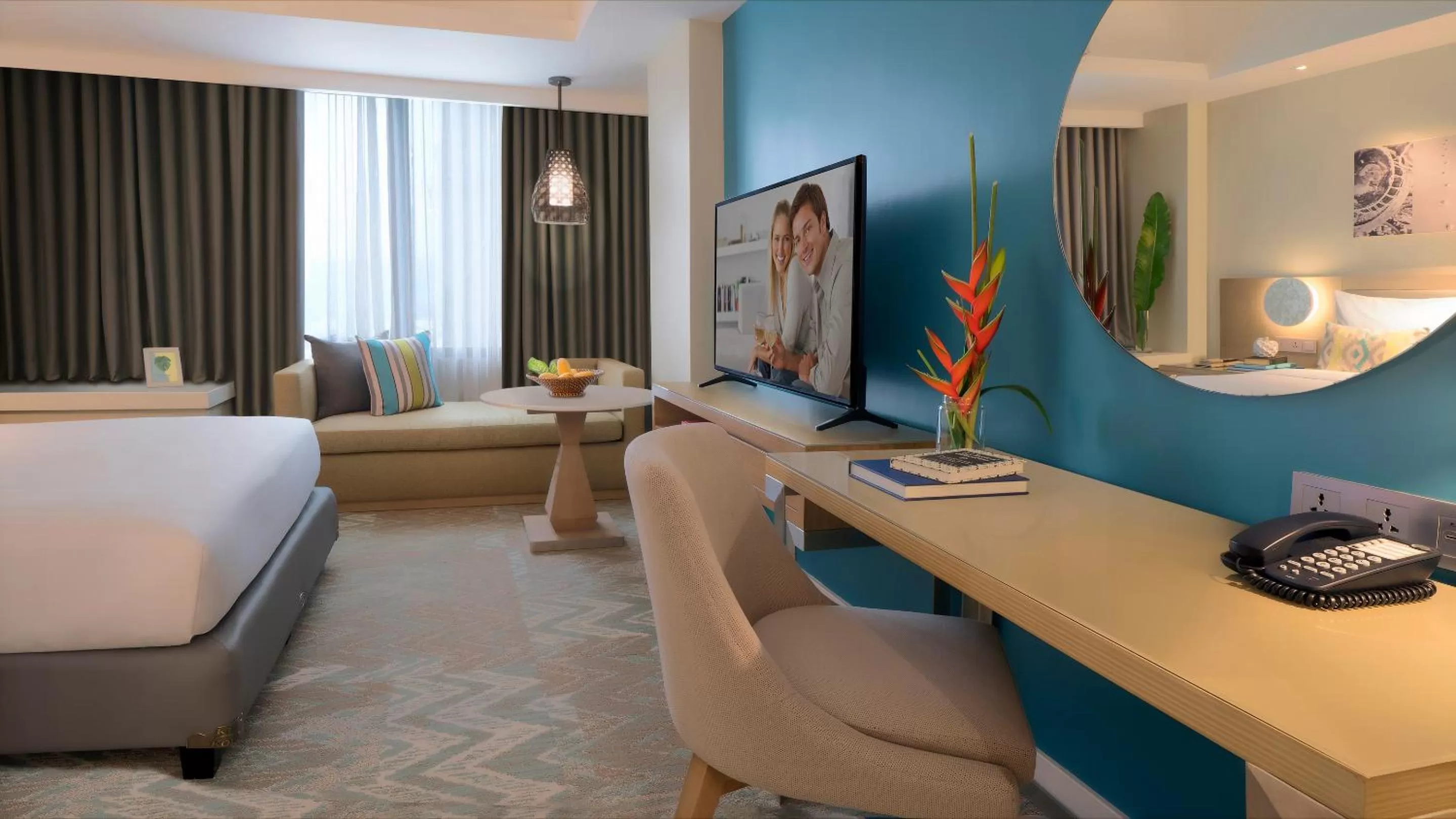 Bed in Citadines Cebu City