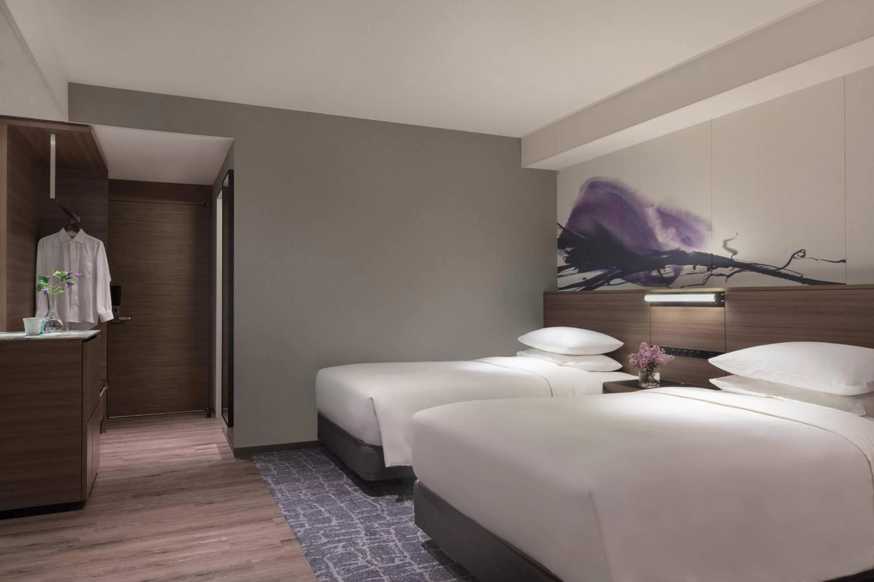 Photo of the whole room, Bed in Lake Biwa Marriott Hotel