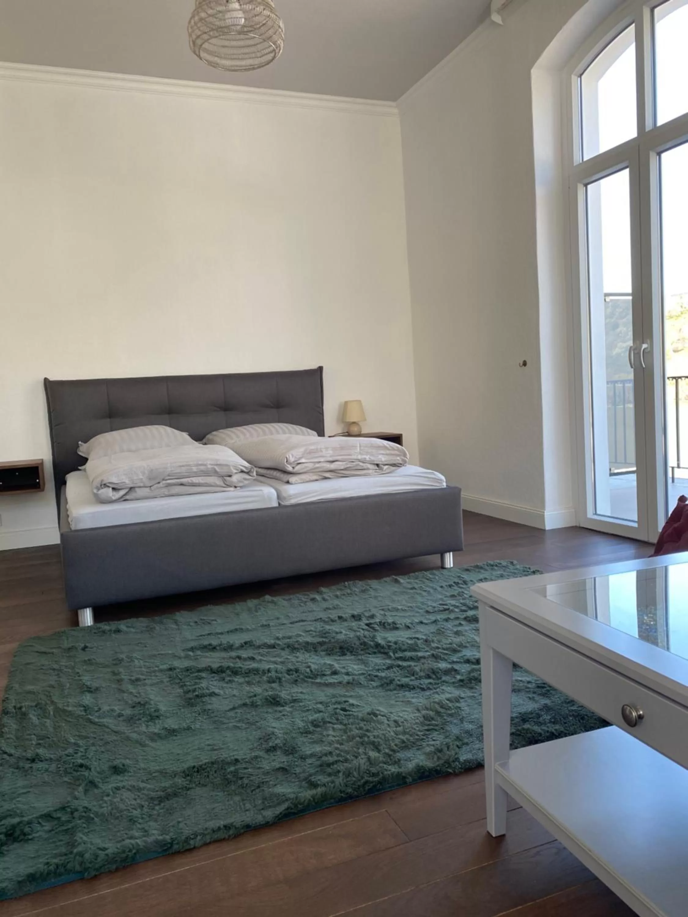 Bed in Pension Zur Fähre