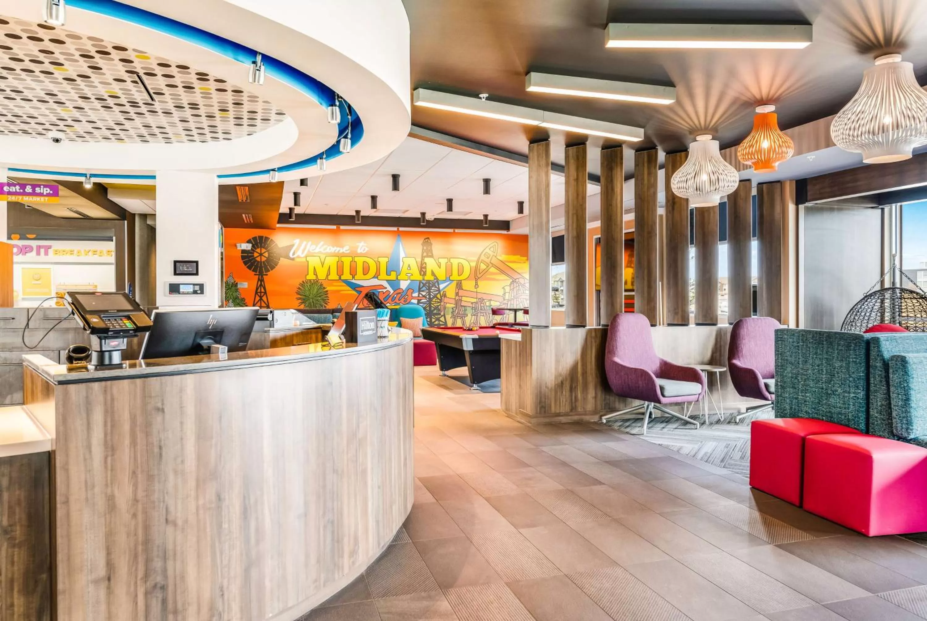 Lobby or reception in Tru By Hilton Midland, Tx