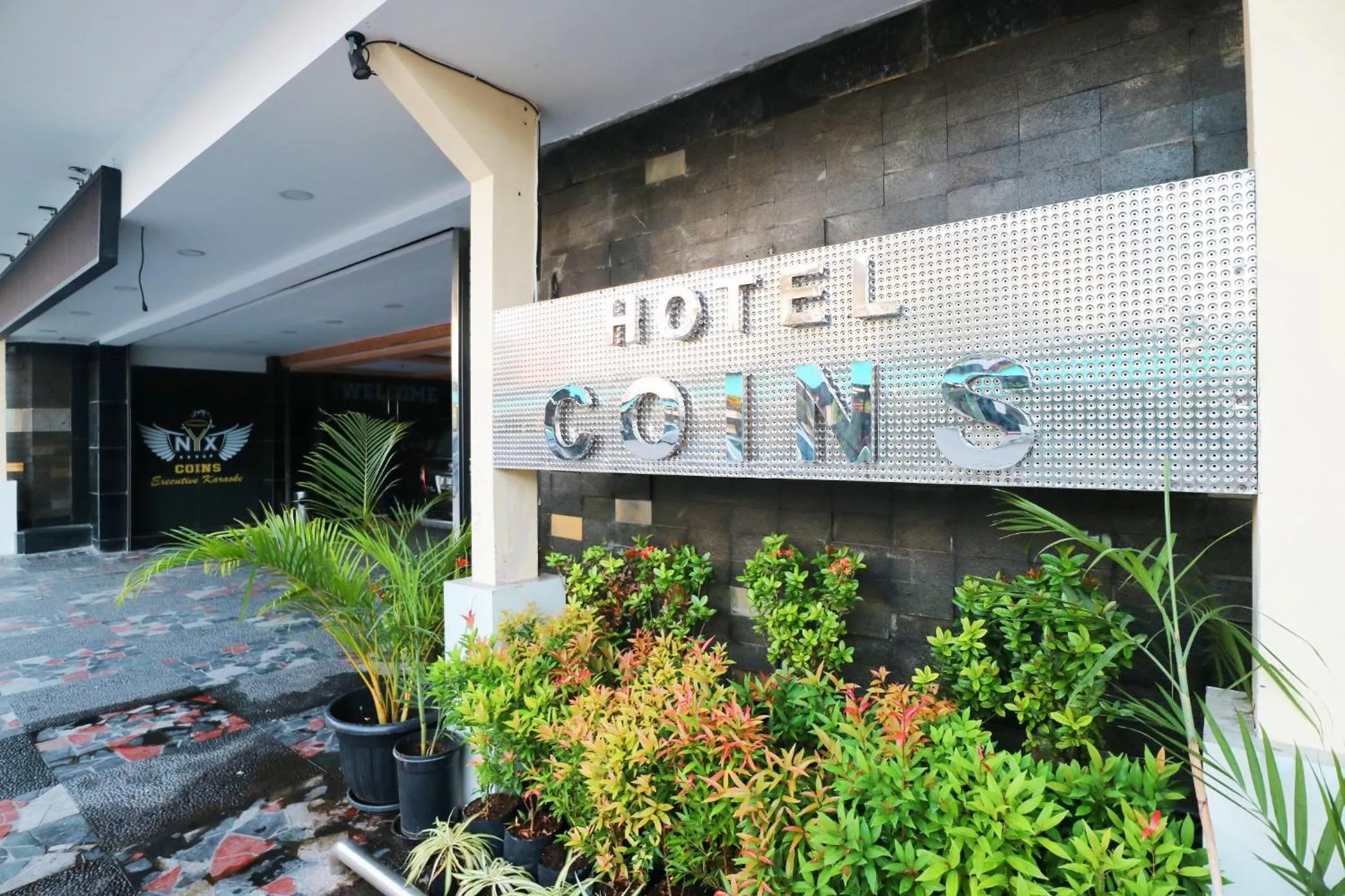 Facade/entrance in Coins Hotel Jakarta