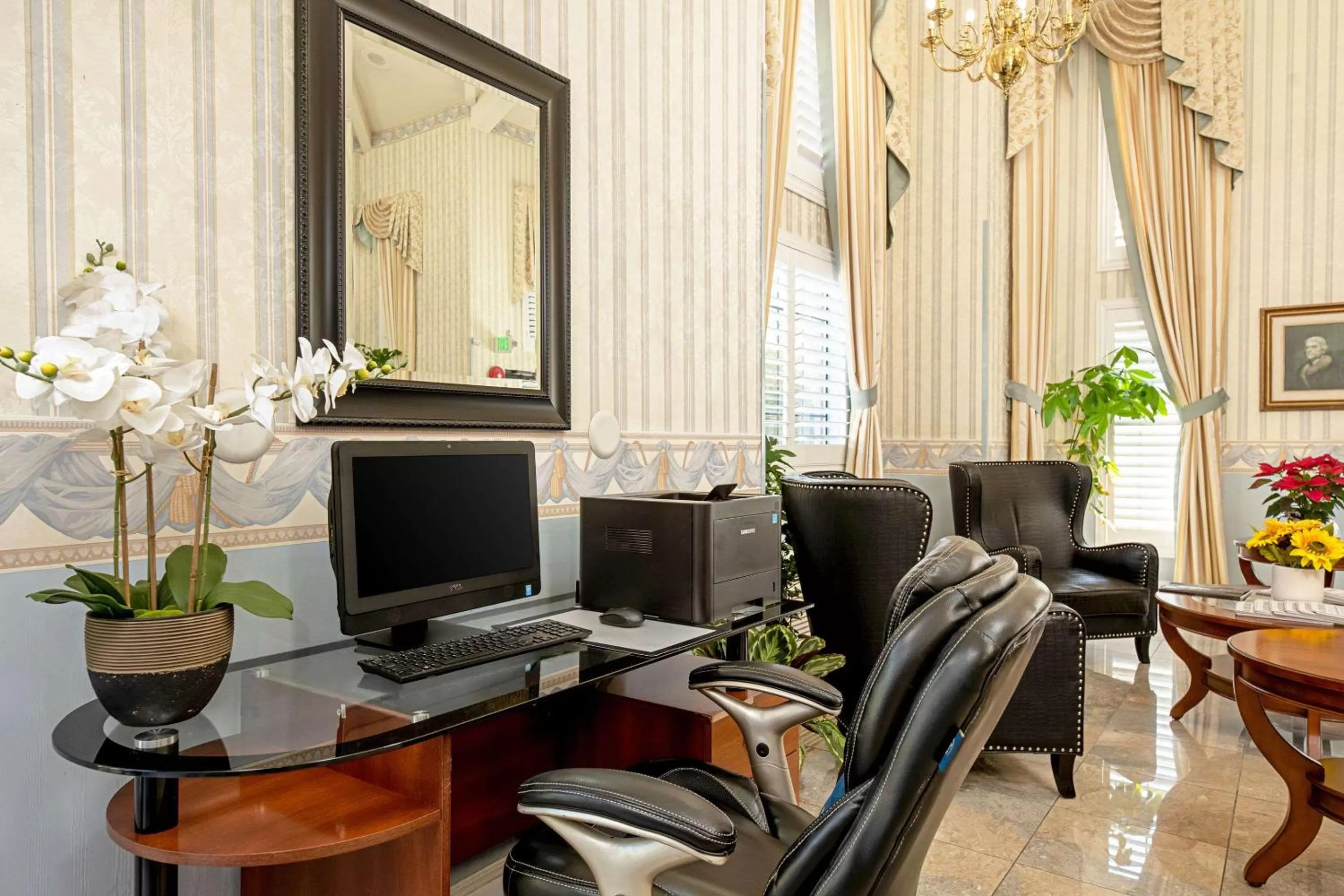 On site in Clarion Inn Silicon Valley