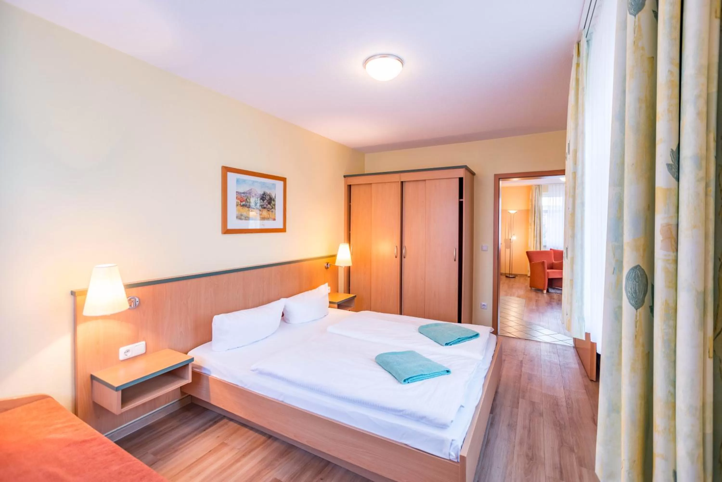 Photo of the whole room, Bed in Am Weststrand Apartmenthaus Waldeck