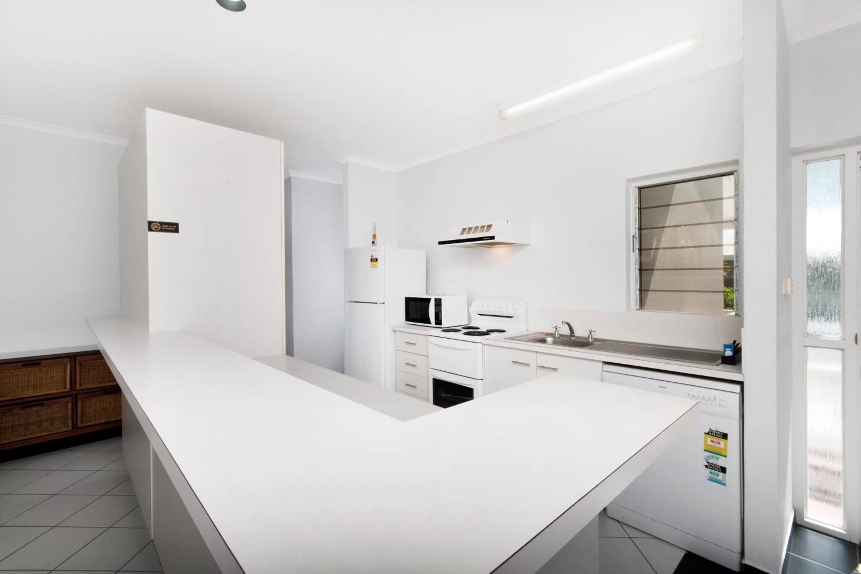 Kitchen or kitchenette in Nimrod Resort Apartments