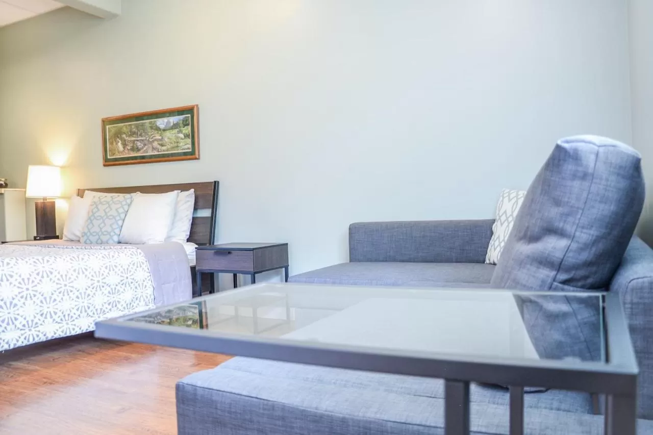 Bed in Trailhead Lodging