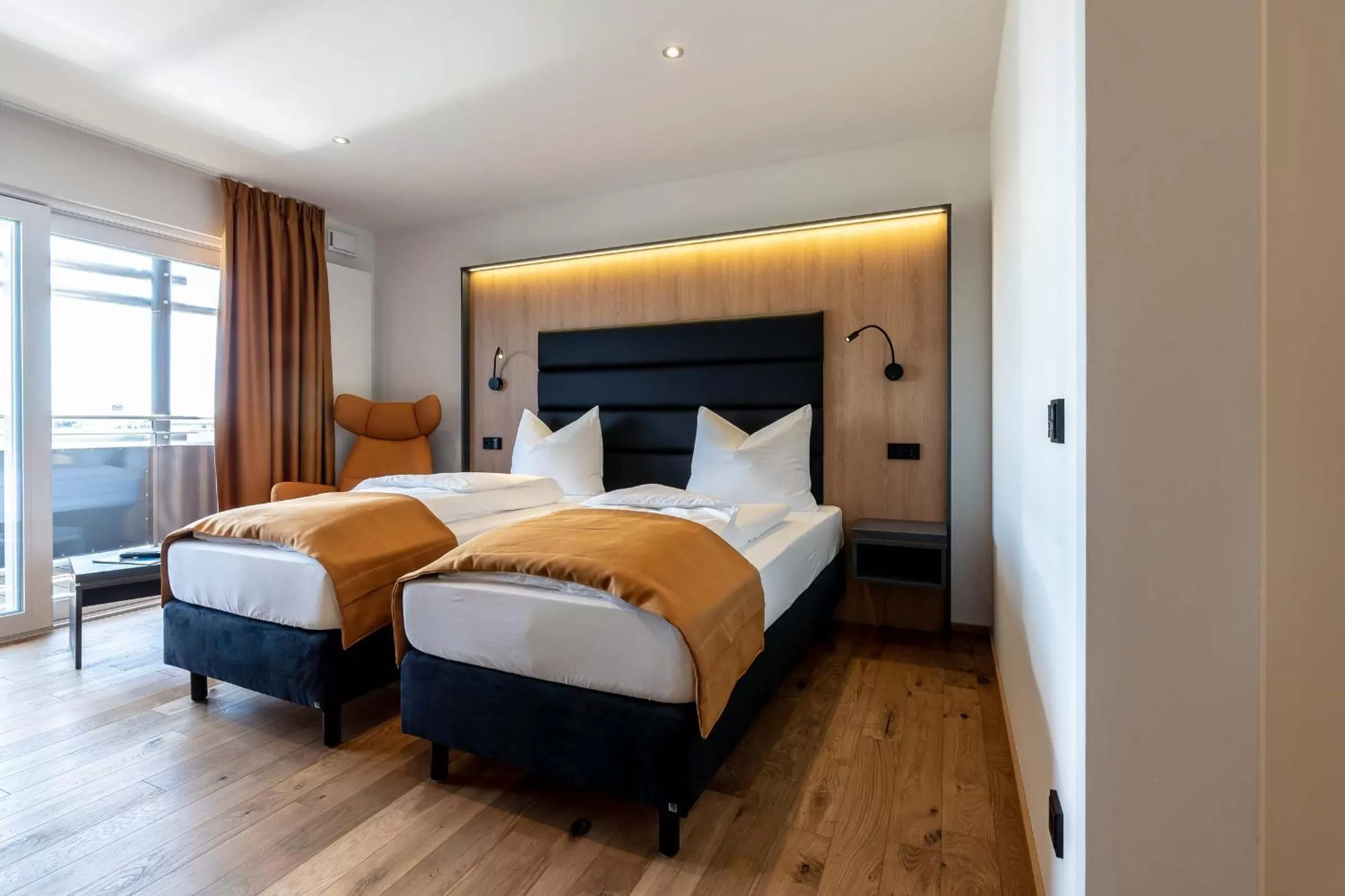 Bed in Augsburg Hotel Sonnenhof