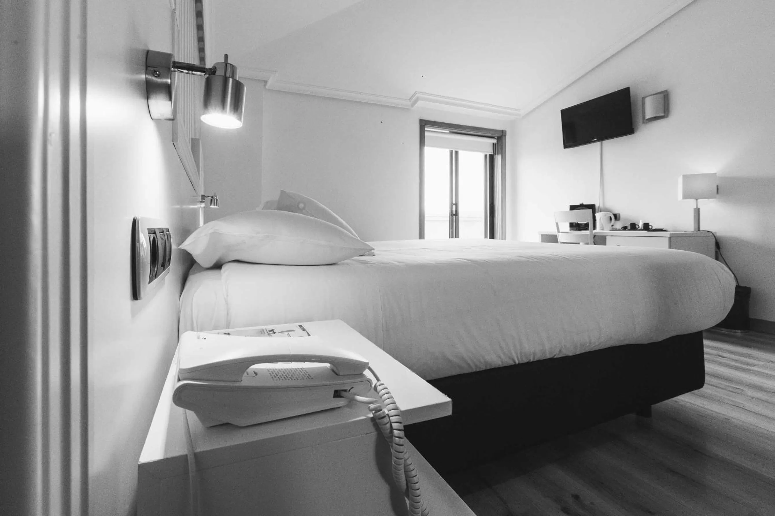 Bed in Hotel Alfonso I