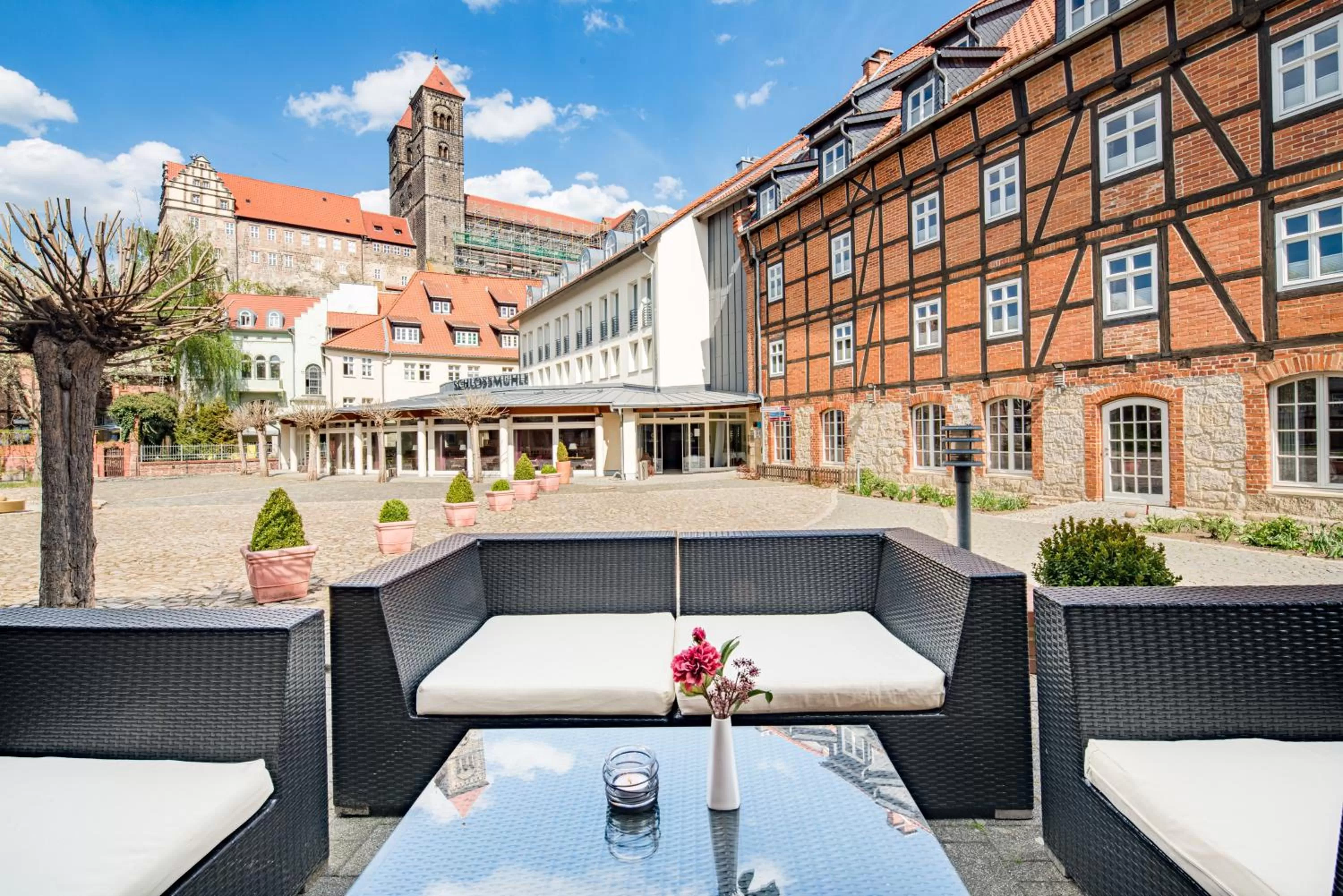 Patio in Best Western Hotel Schlossmühle Quedlinburg